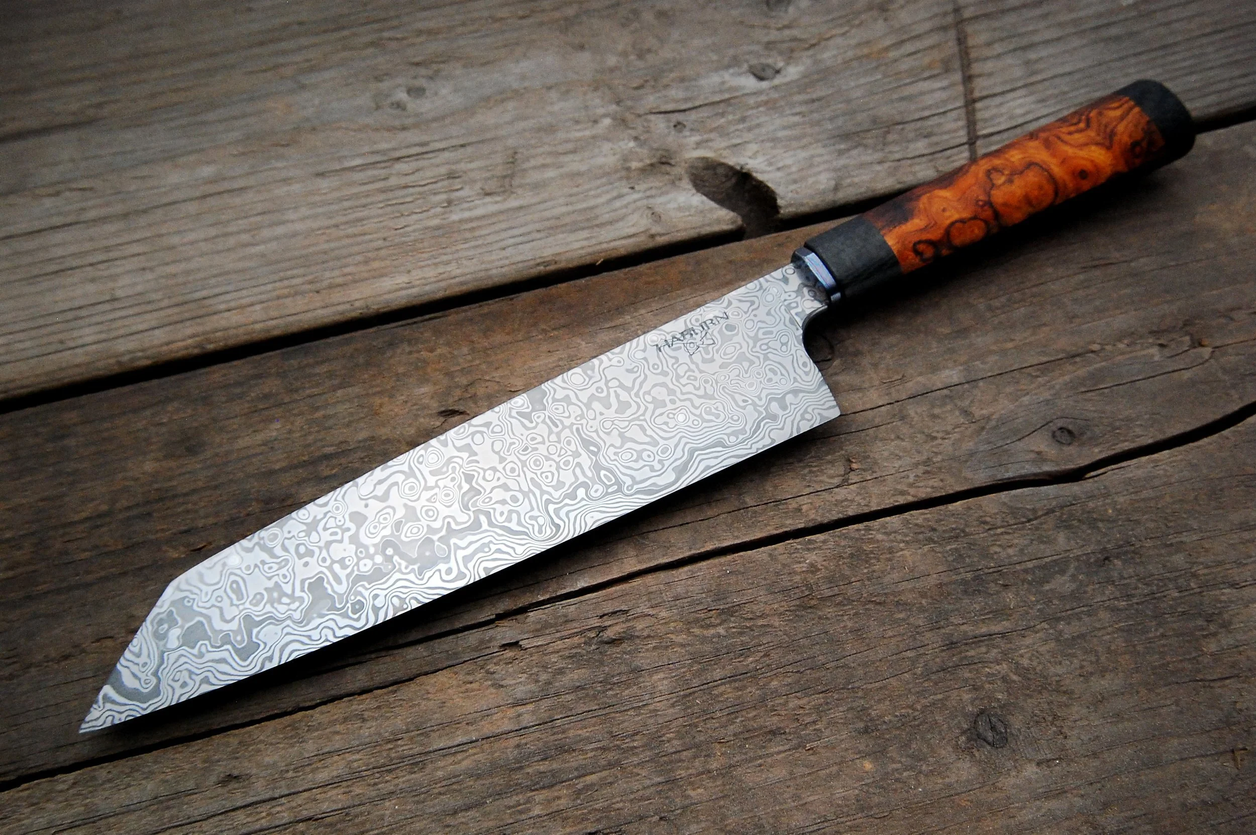 Stainless Damascus K-Tip Gyuto Available October 12th