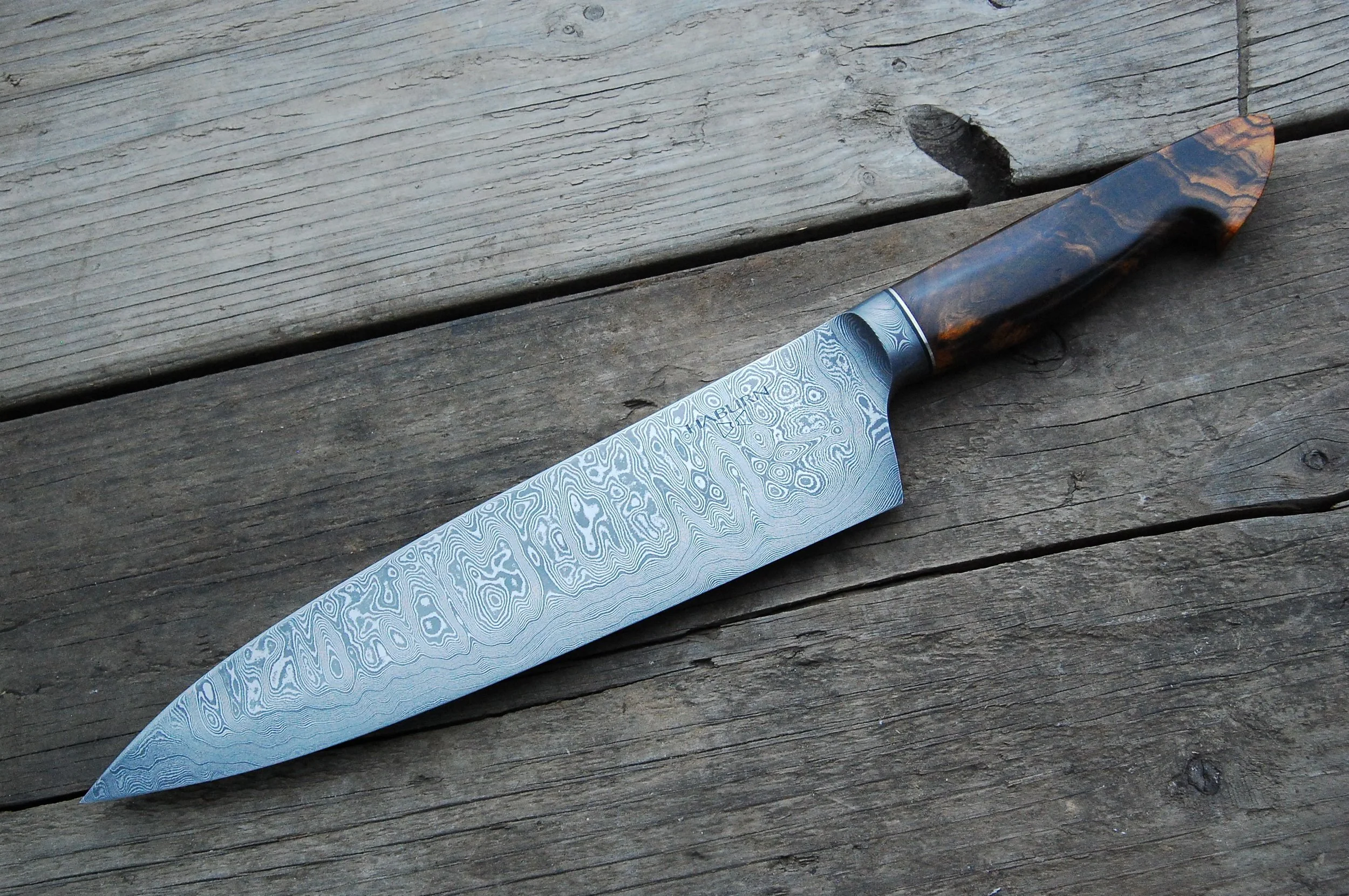 Custom Western Damascus Integral