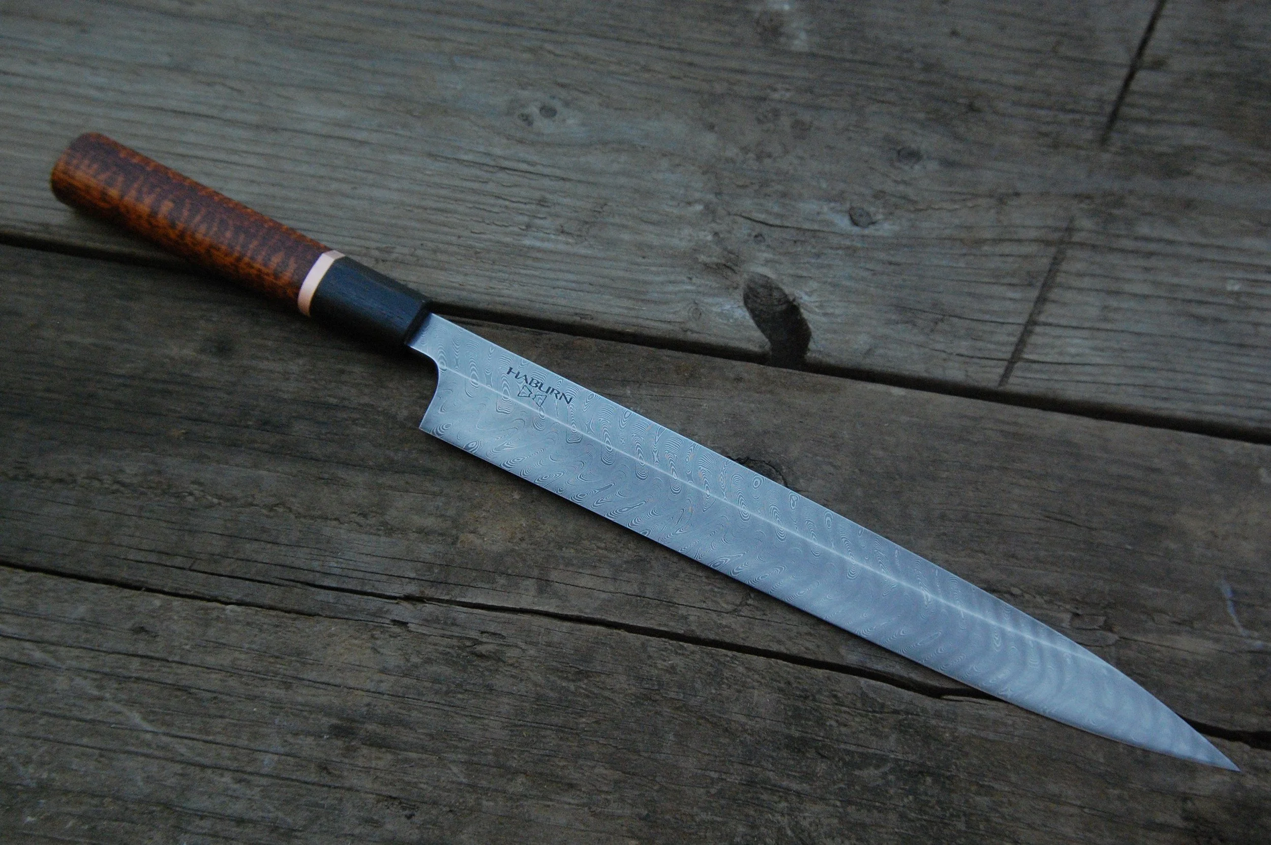 Damascus Yanagiba and Gyuto Set