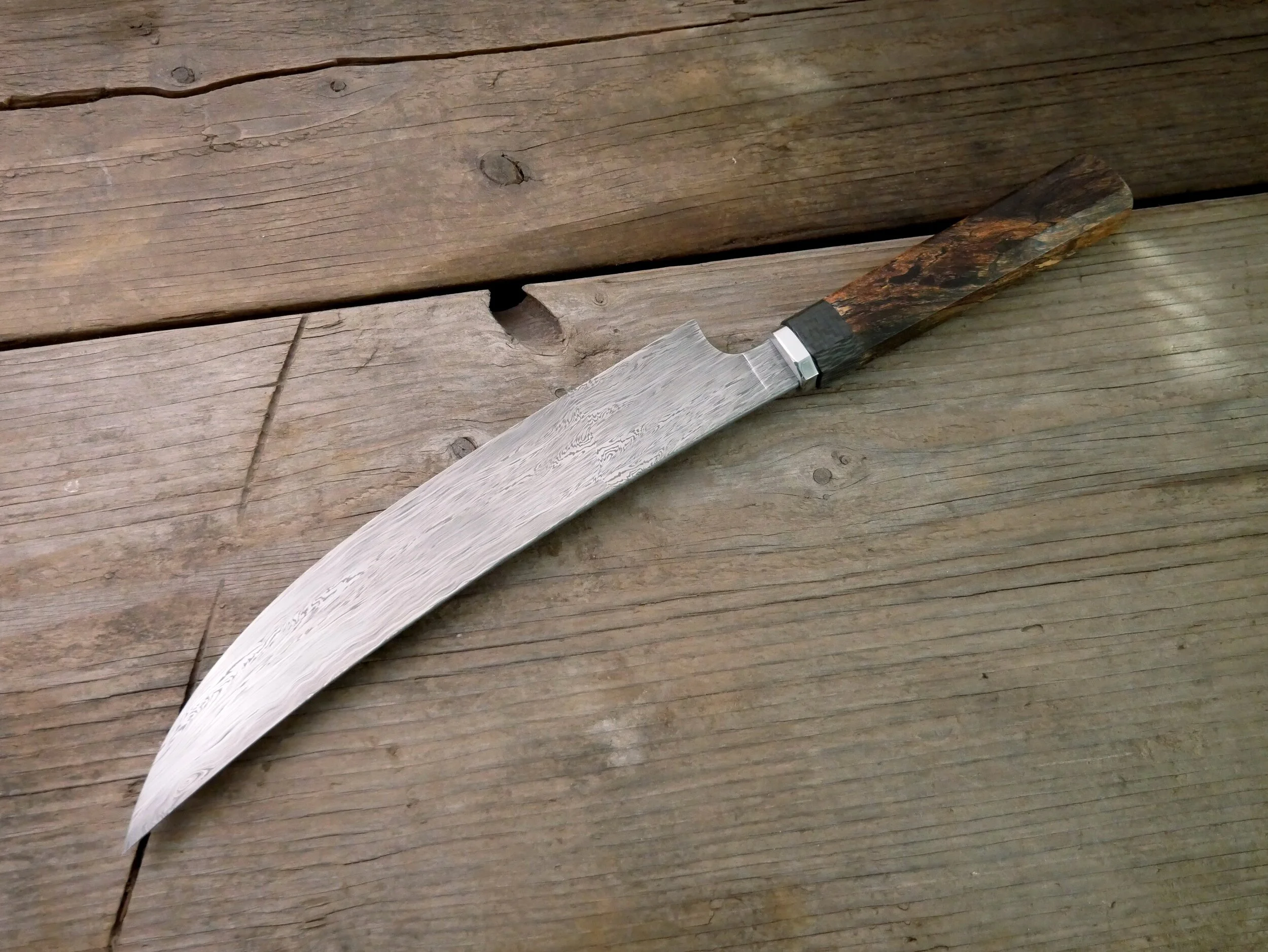 Custom Damascus Scimitar