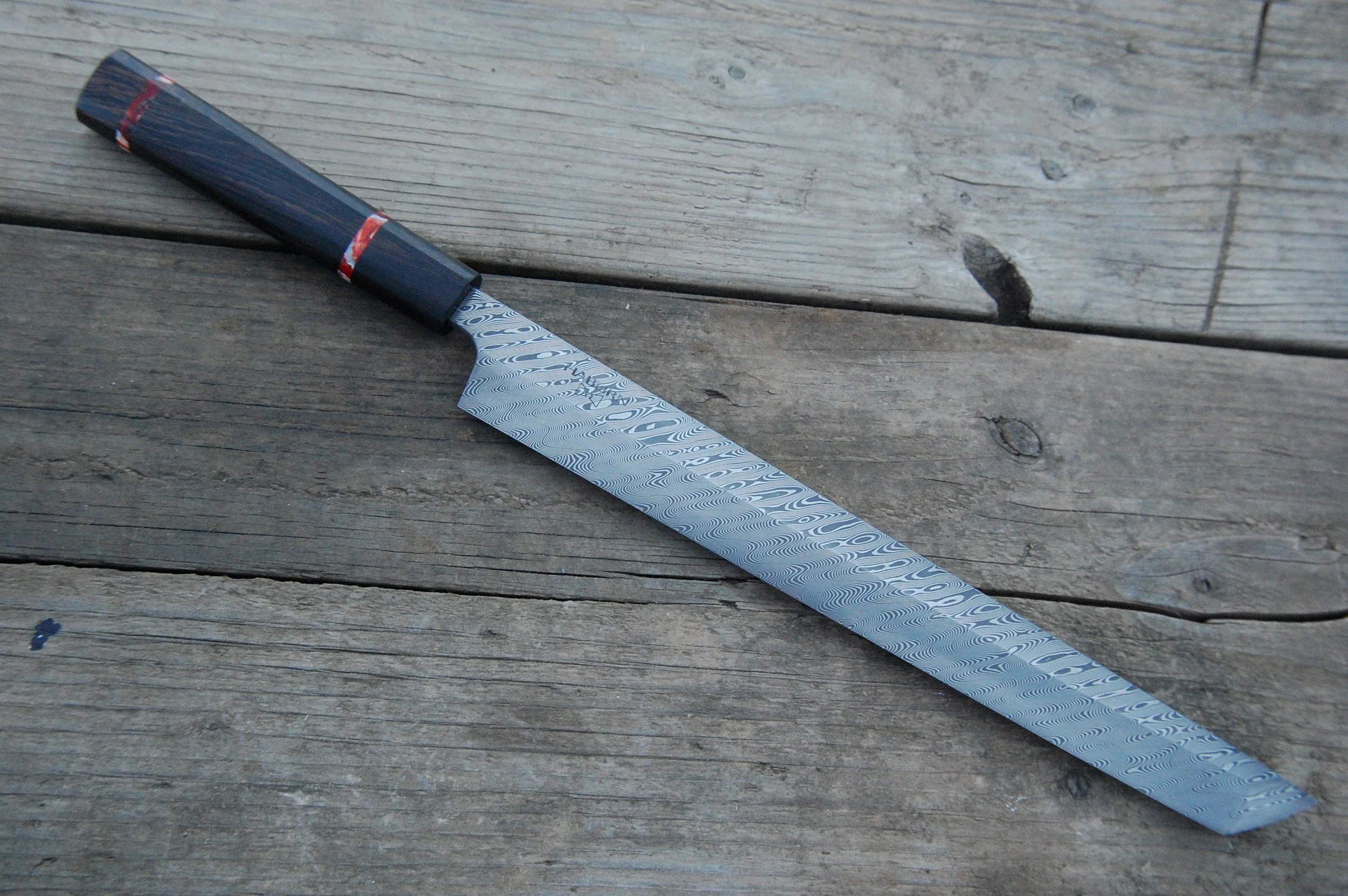 Oblique Damascus Sakimaru