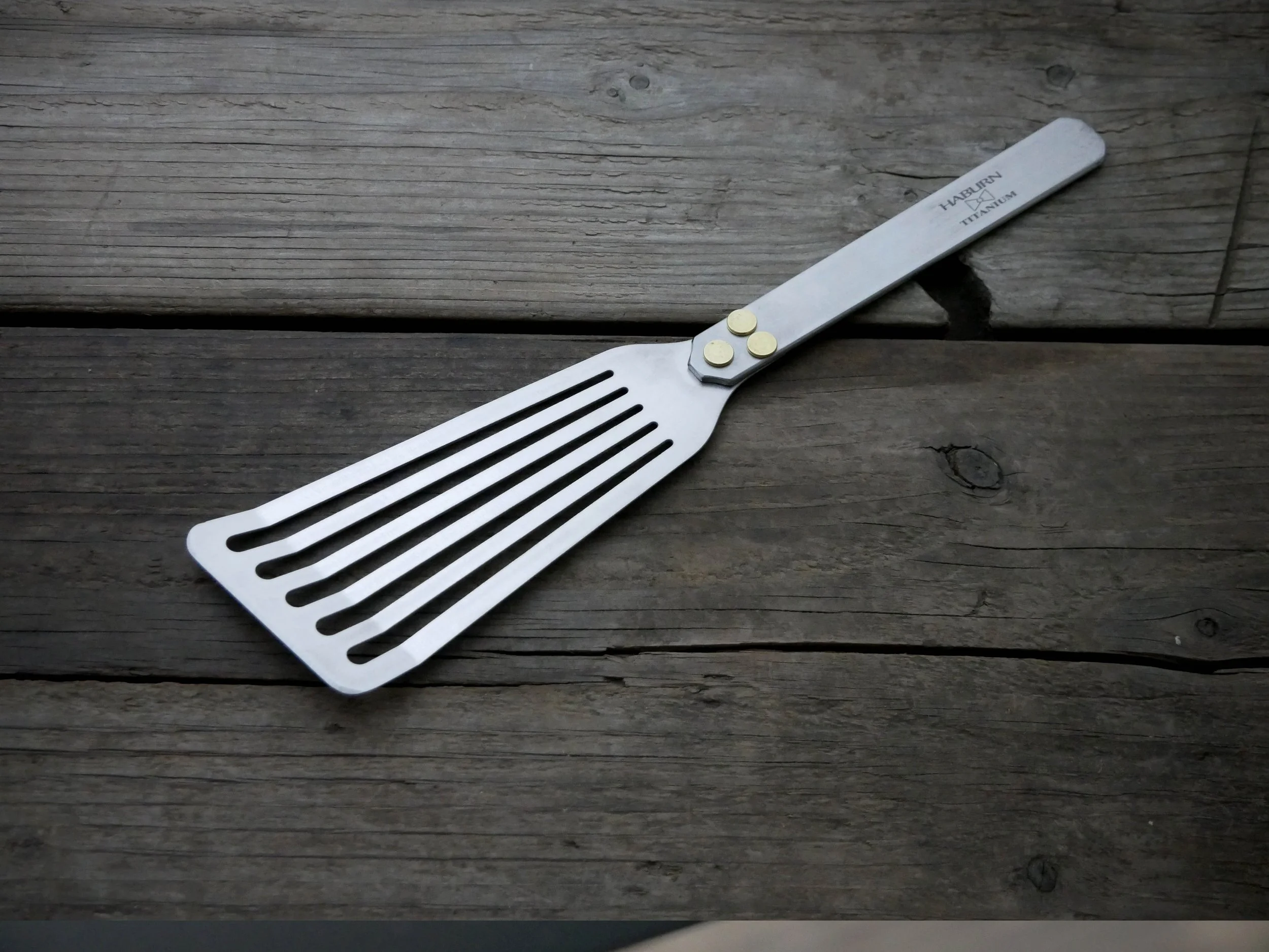 Flexible Full Titanium Fish Spatula, Just Right Flexible