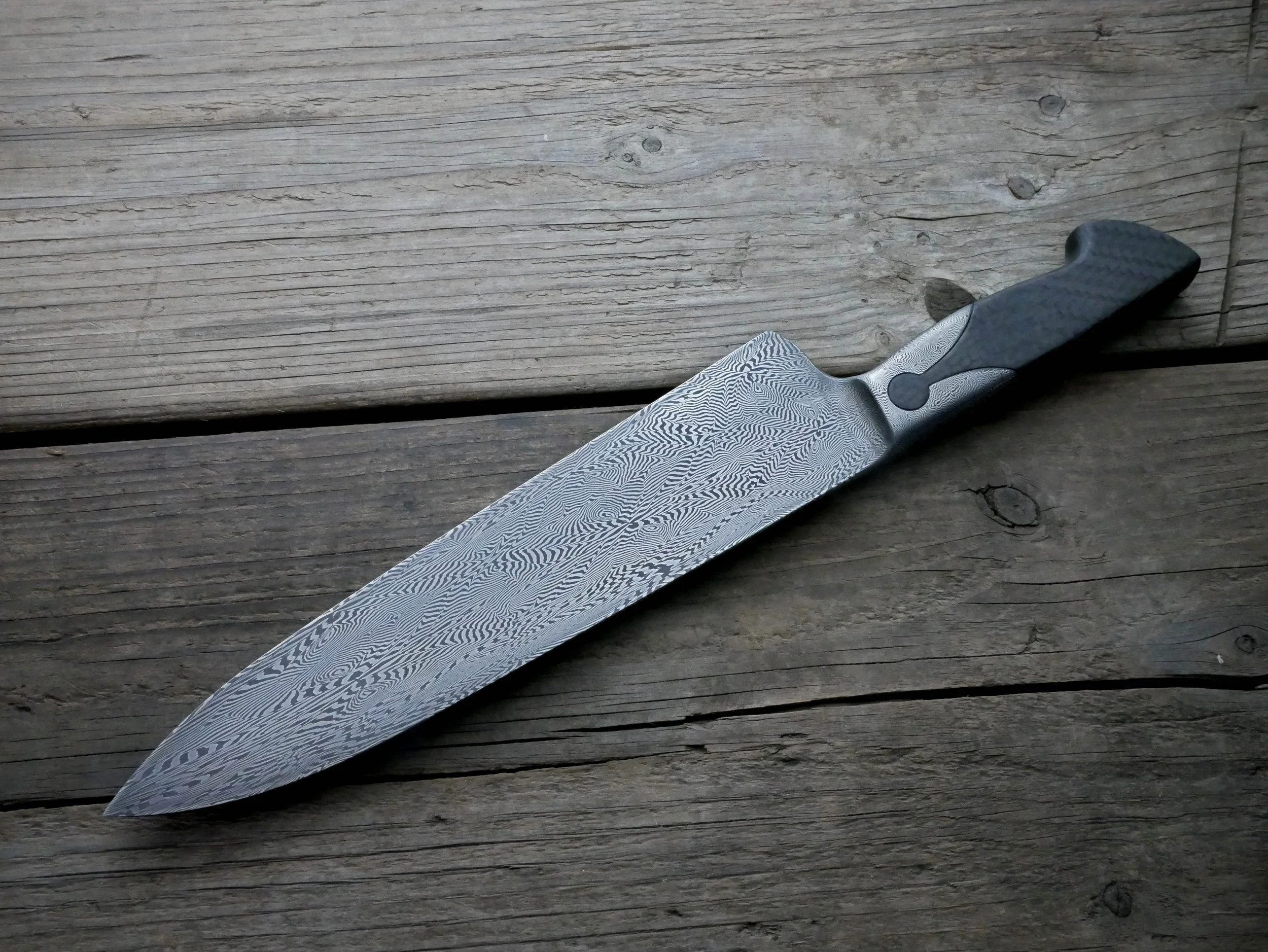 Gyuto - Western Integral Keyhole Damascus