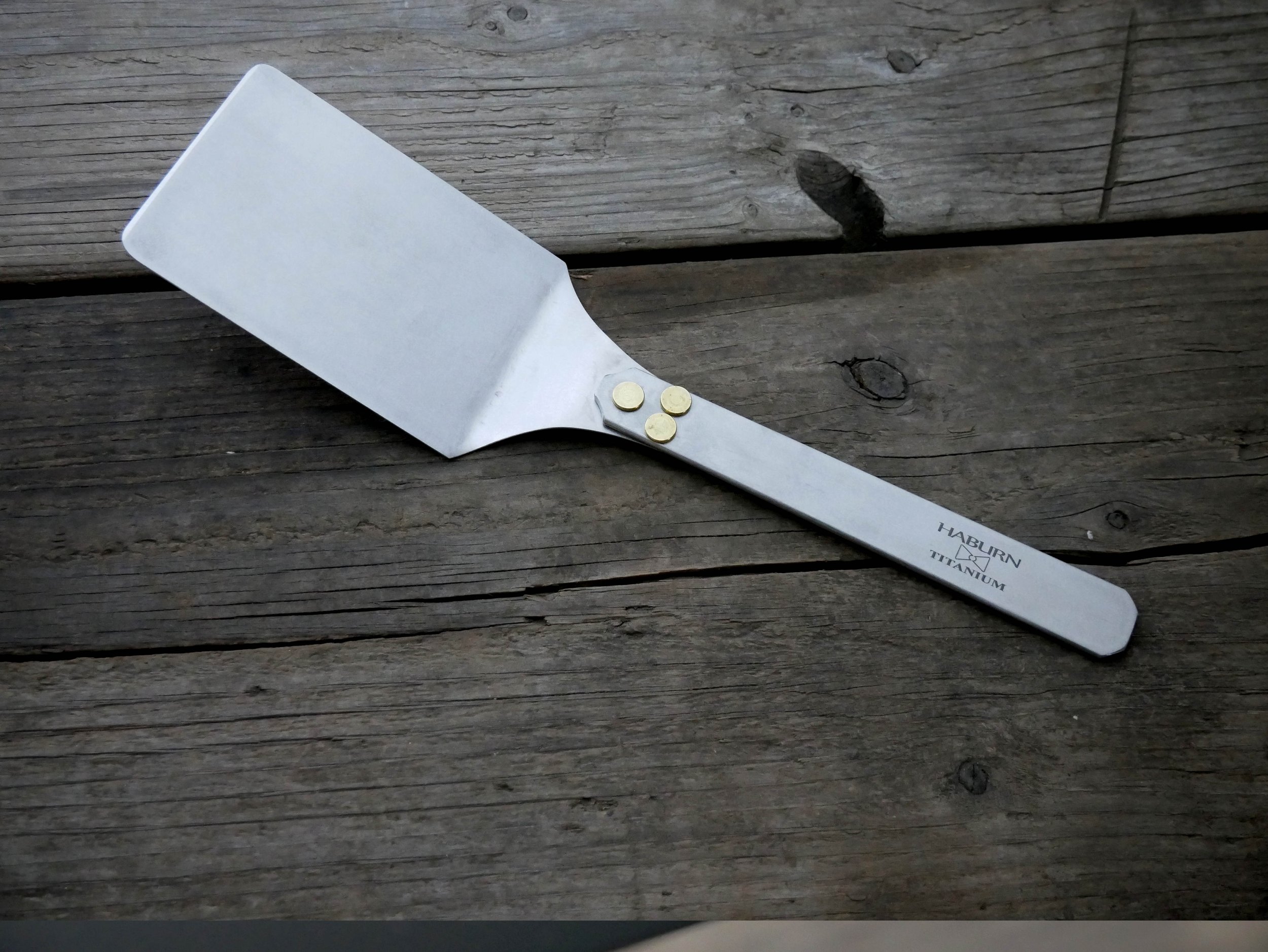 Straight Blade Full Titanium Spatula, Medium Flex