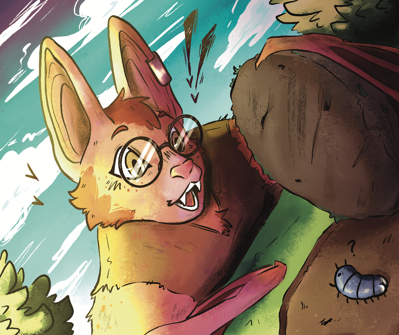 Full Body - Full Render - Radar, Artfight Attack on woodsywarbler