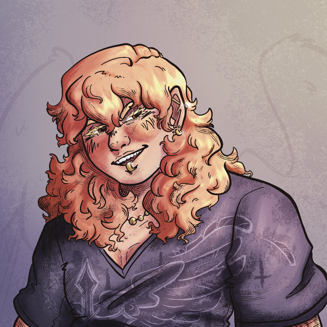 Headshot - Full Render - Original Character by grey_pool_ on instagram