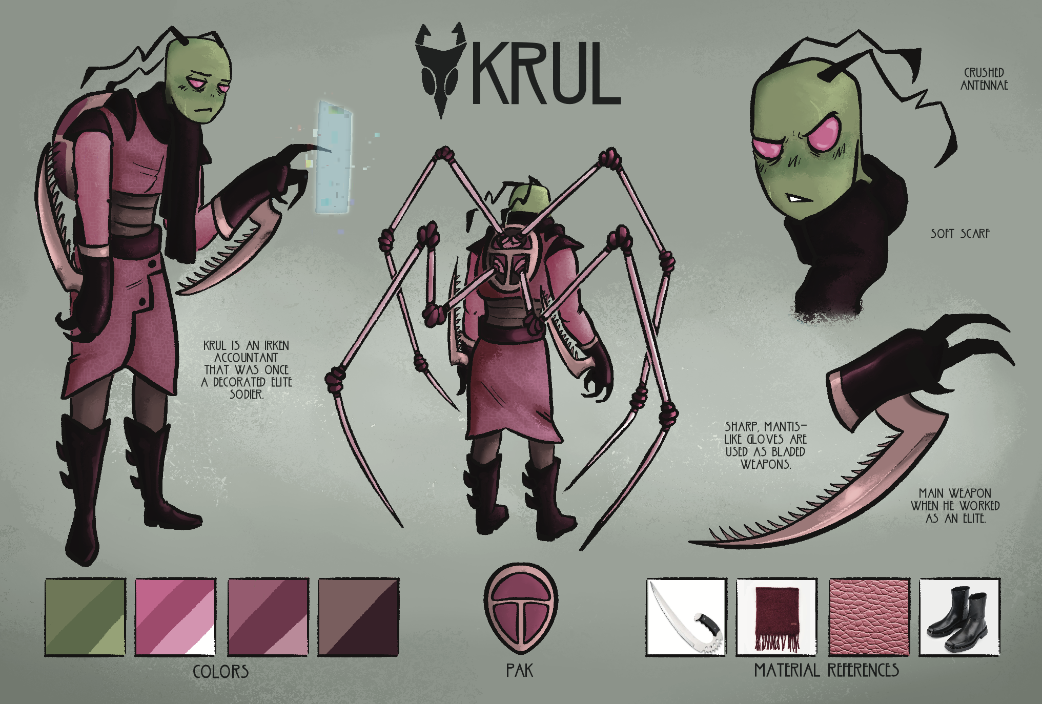 Concept Art - Full Render - Krul by Fleamix