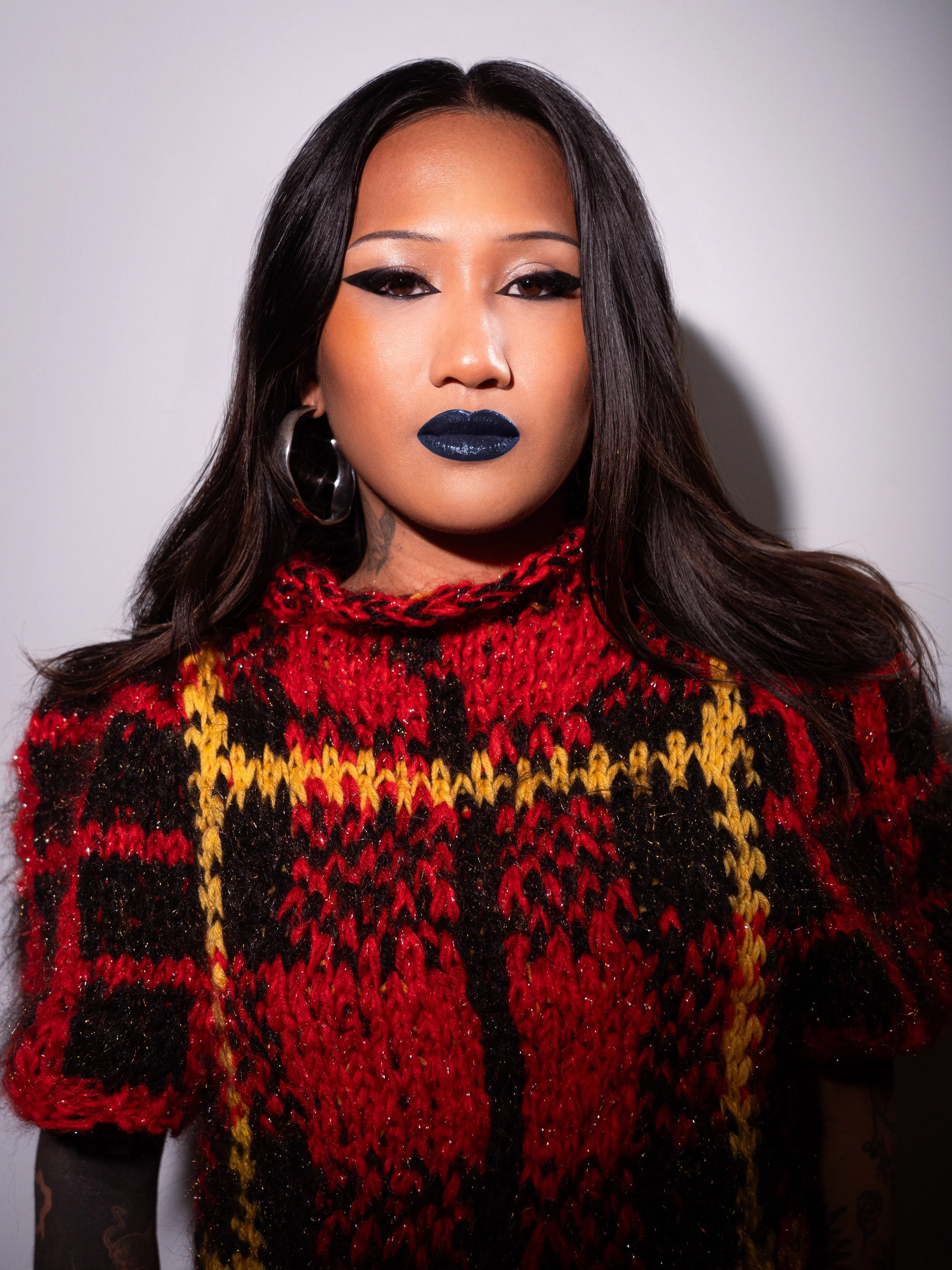 Ariane Ilagan in a makeup look created by Kylee De Thier, photography and creative by Kylee De Thier.