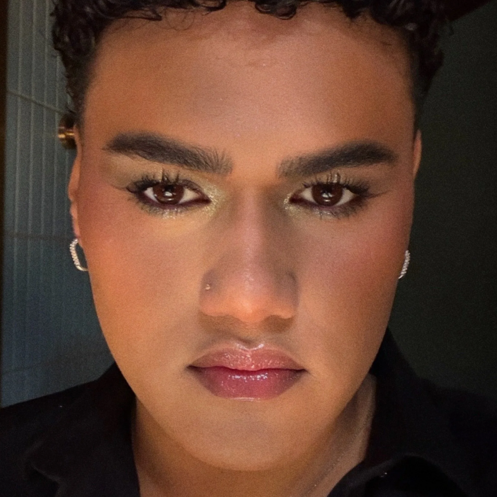 Kylee De Thier in YSL makeup selfie
