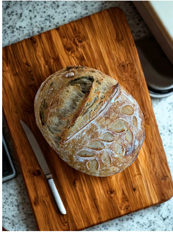 Roasted Garlic & Rosemary Sourdough