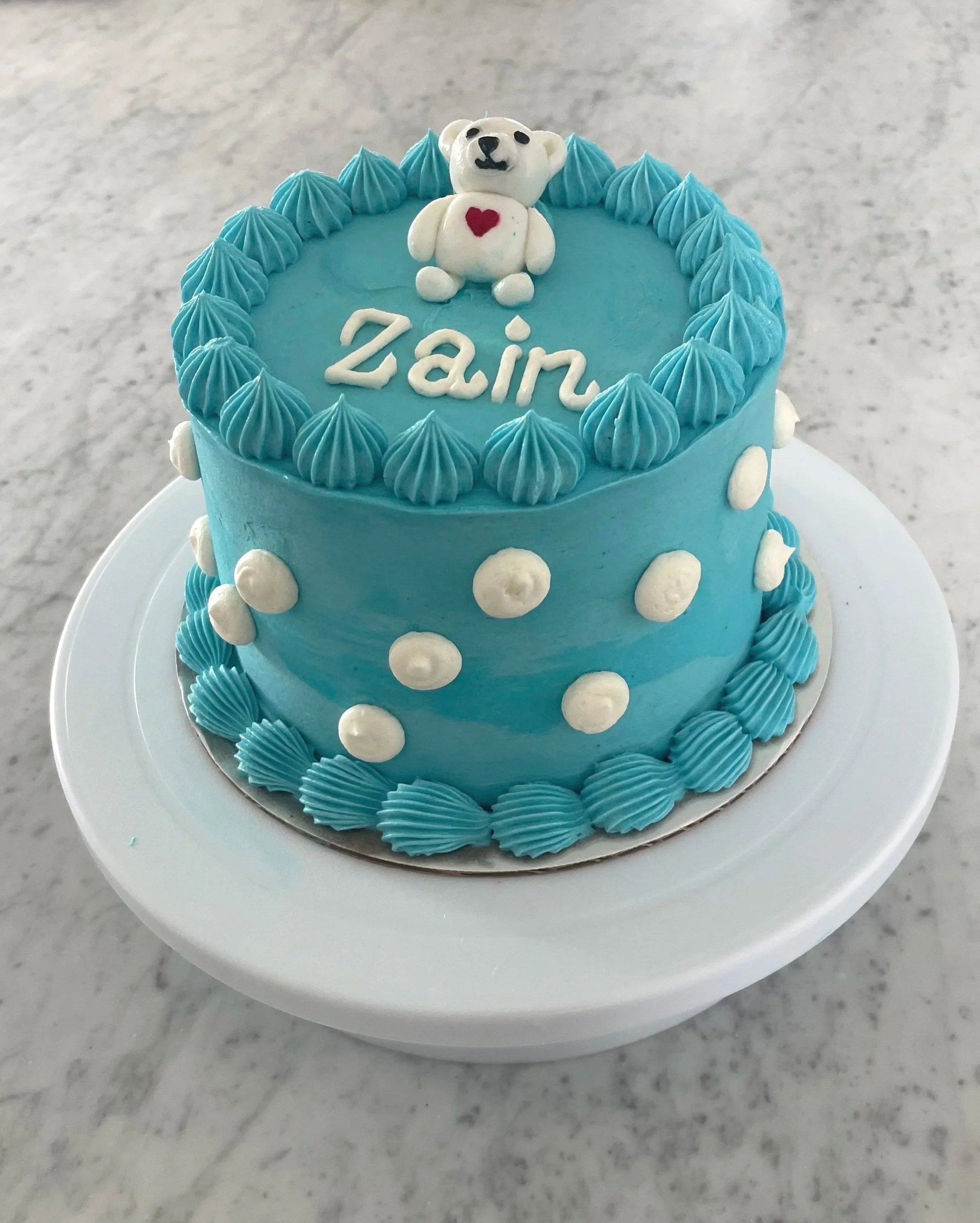 Vanilla Cake with Vanilla Frosting