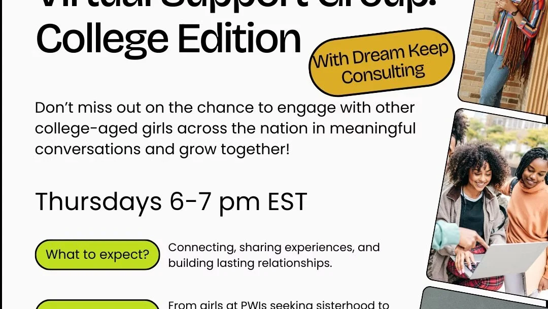 Weekly Virtual Support Group: College Edition