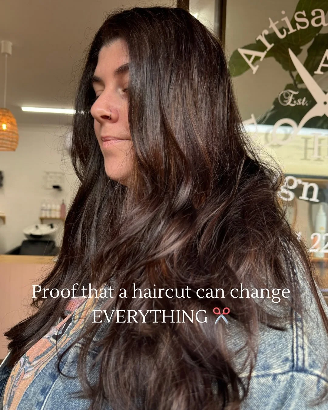 Sometimes the biggest transformations come from a haircut alone ✨🤎

This beautiful refresh was all about bringing life back into her long hair with soft, seamless layers that created movement, shape and bounce without sacrificing too much length 🙌?