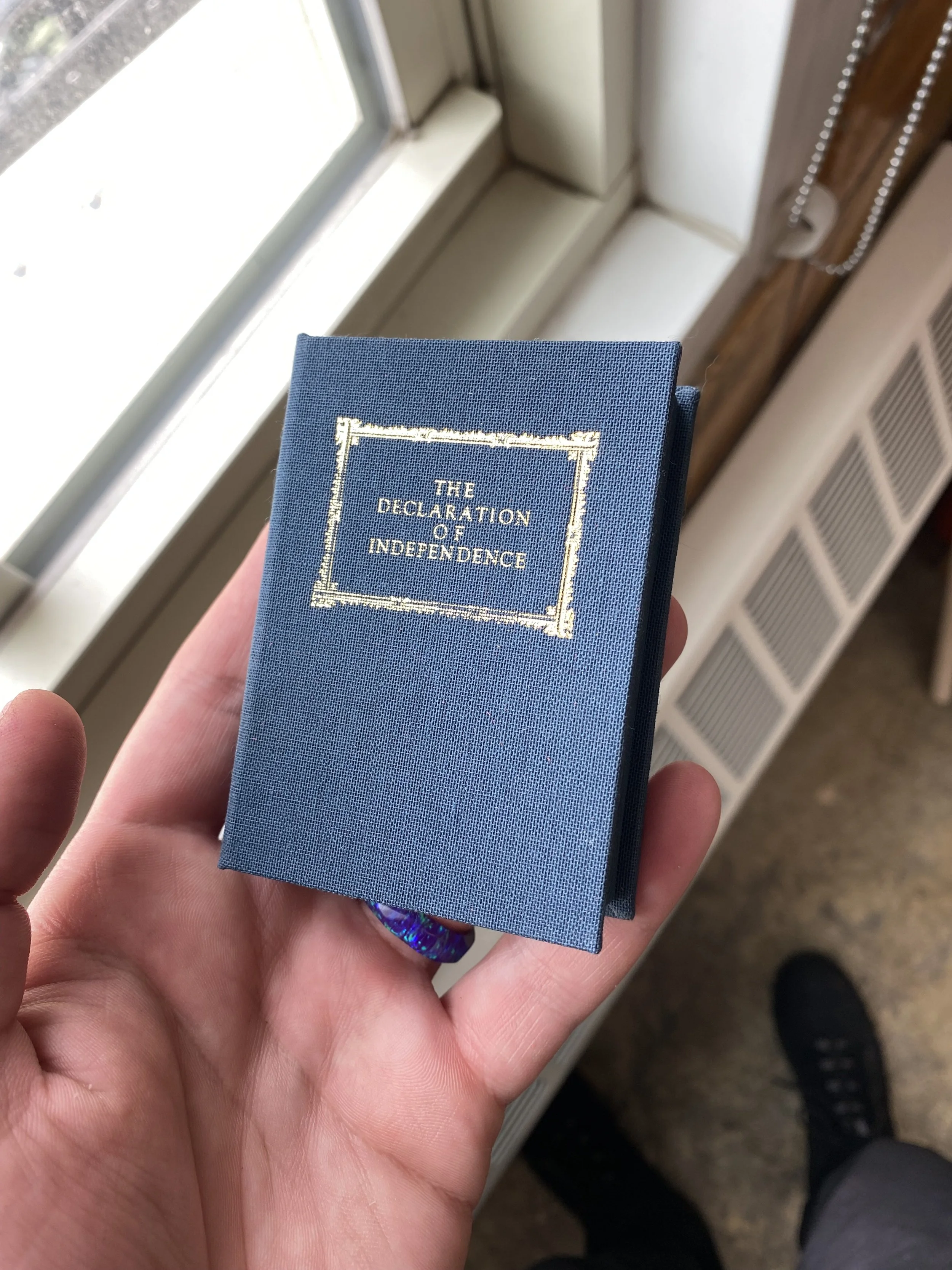 The Declaration of Independence Miniature