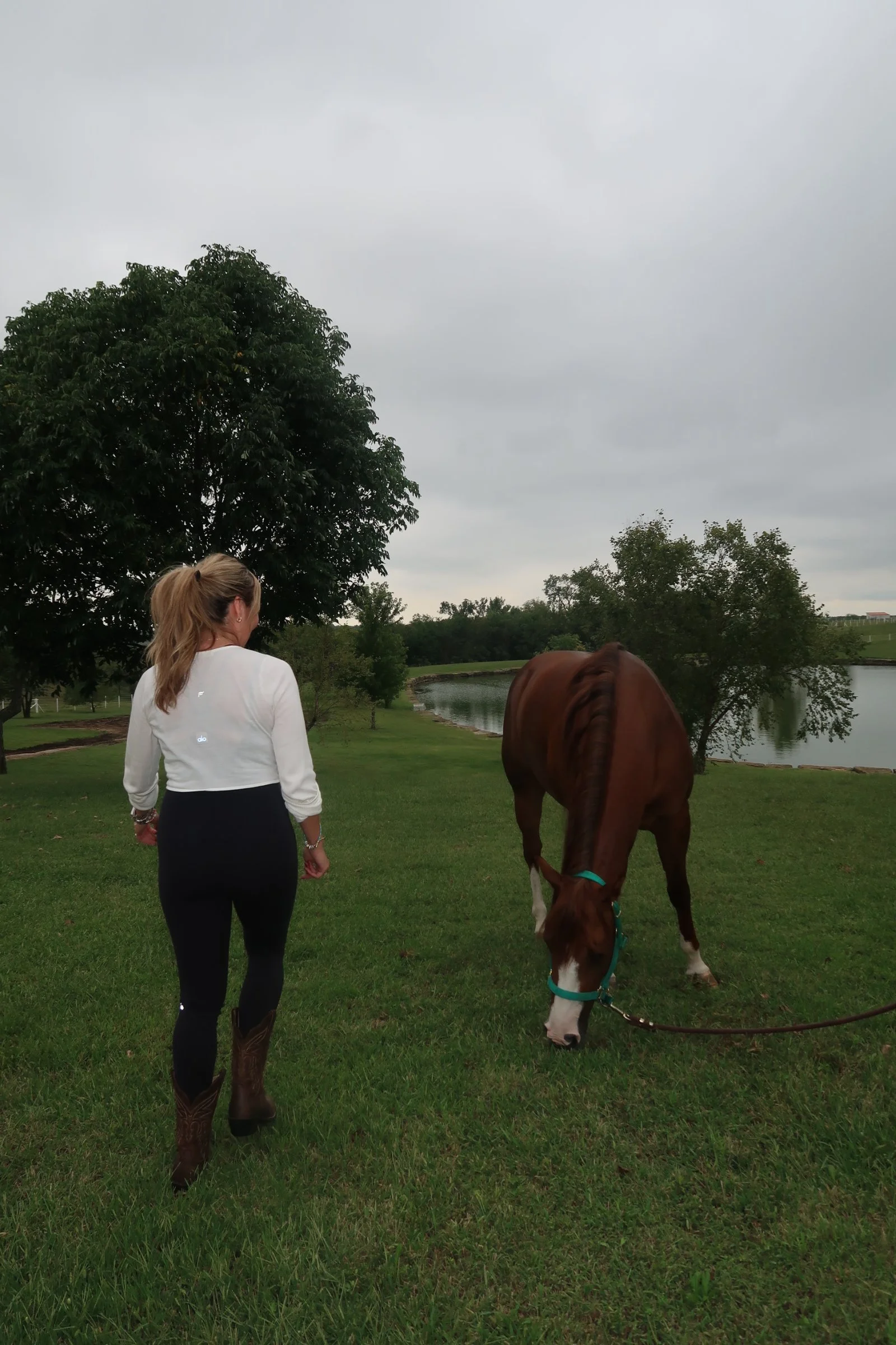 elva and horse.JPG
