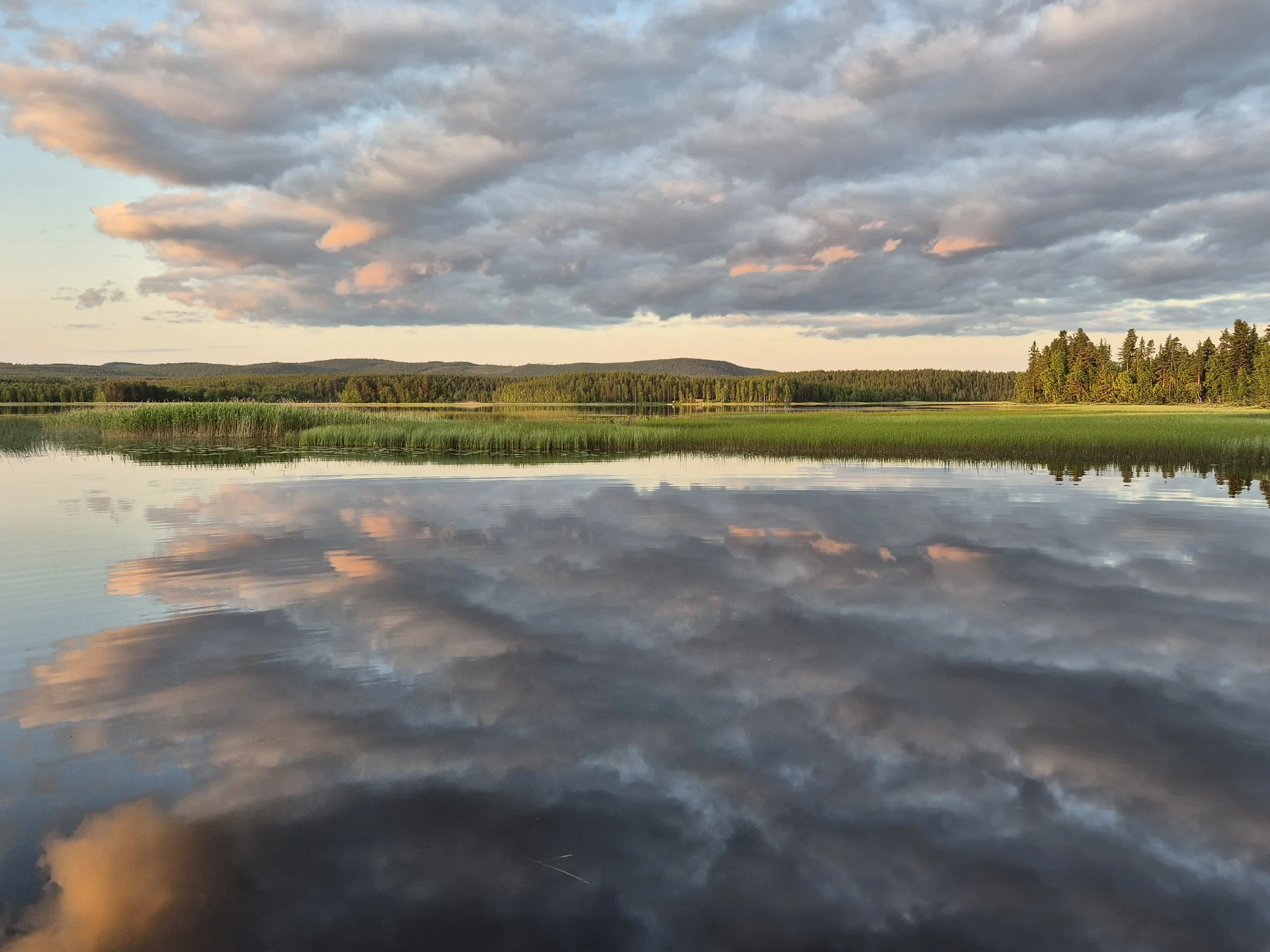 pêche lac laponie lapland lake fishing
