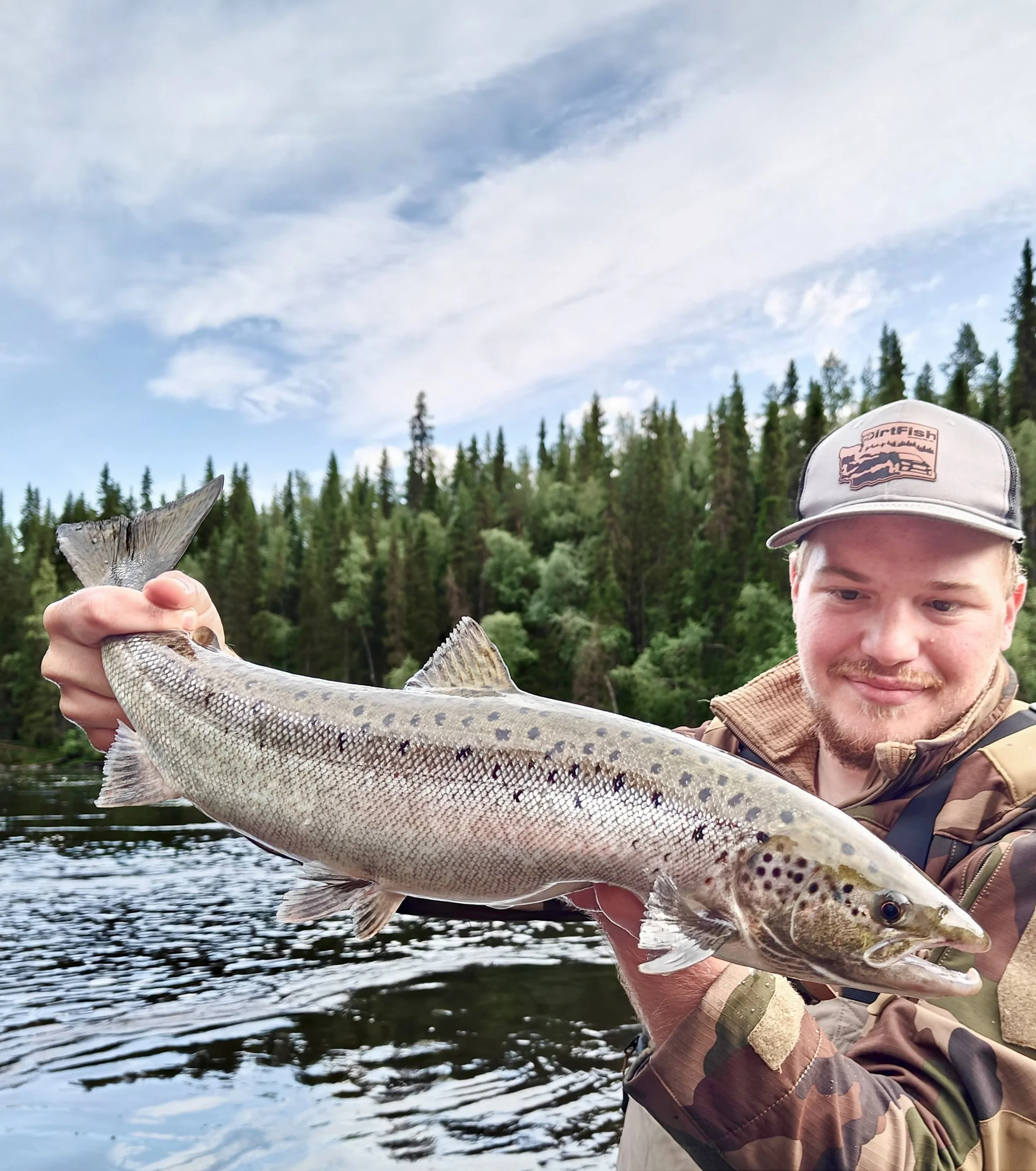 voyage pêche saumon laponie suède, swedish lapland salmon fishing travel