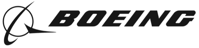 Boeing logo in black