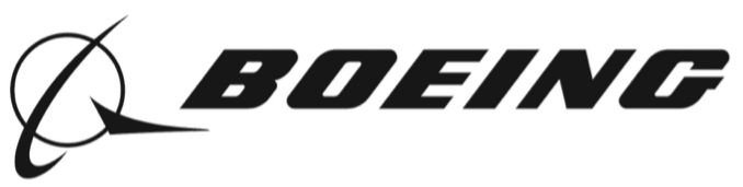Boeing logo in black