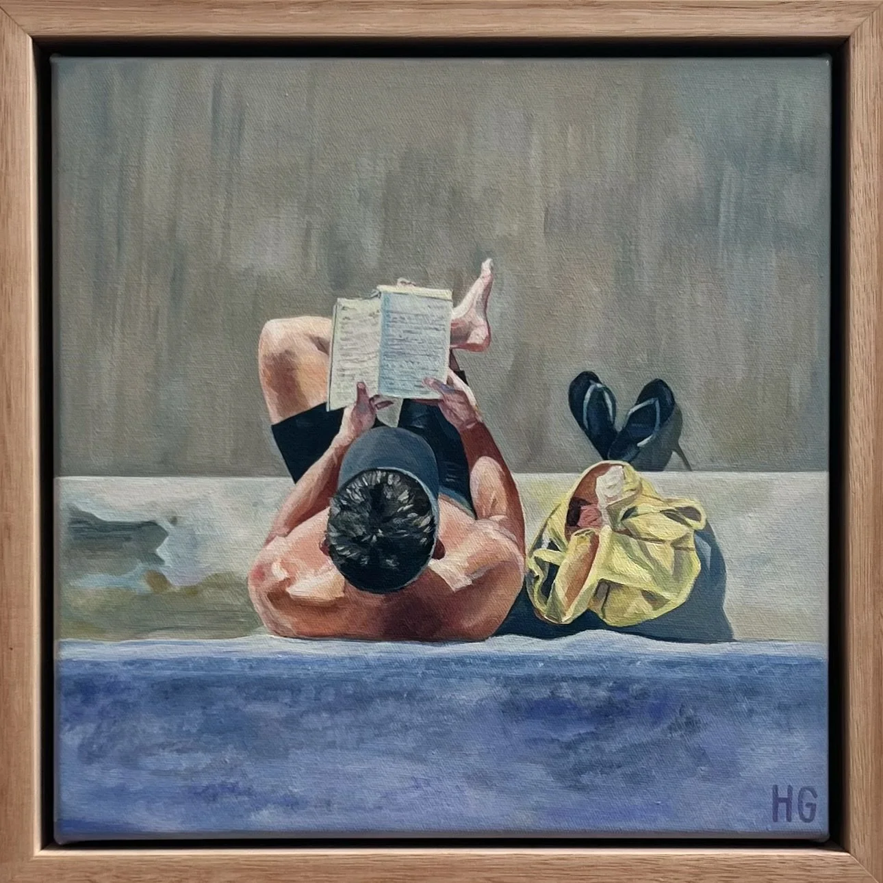 morning stillness, oil on canvas, 20x20cm, 2024 *sold*