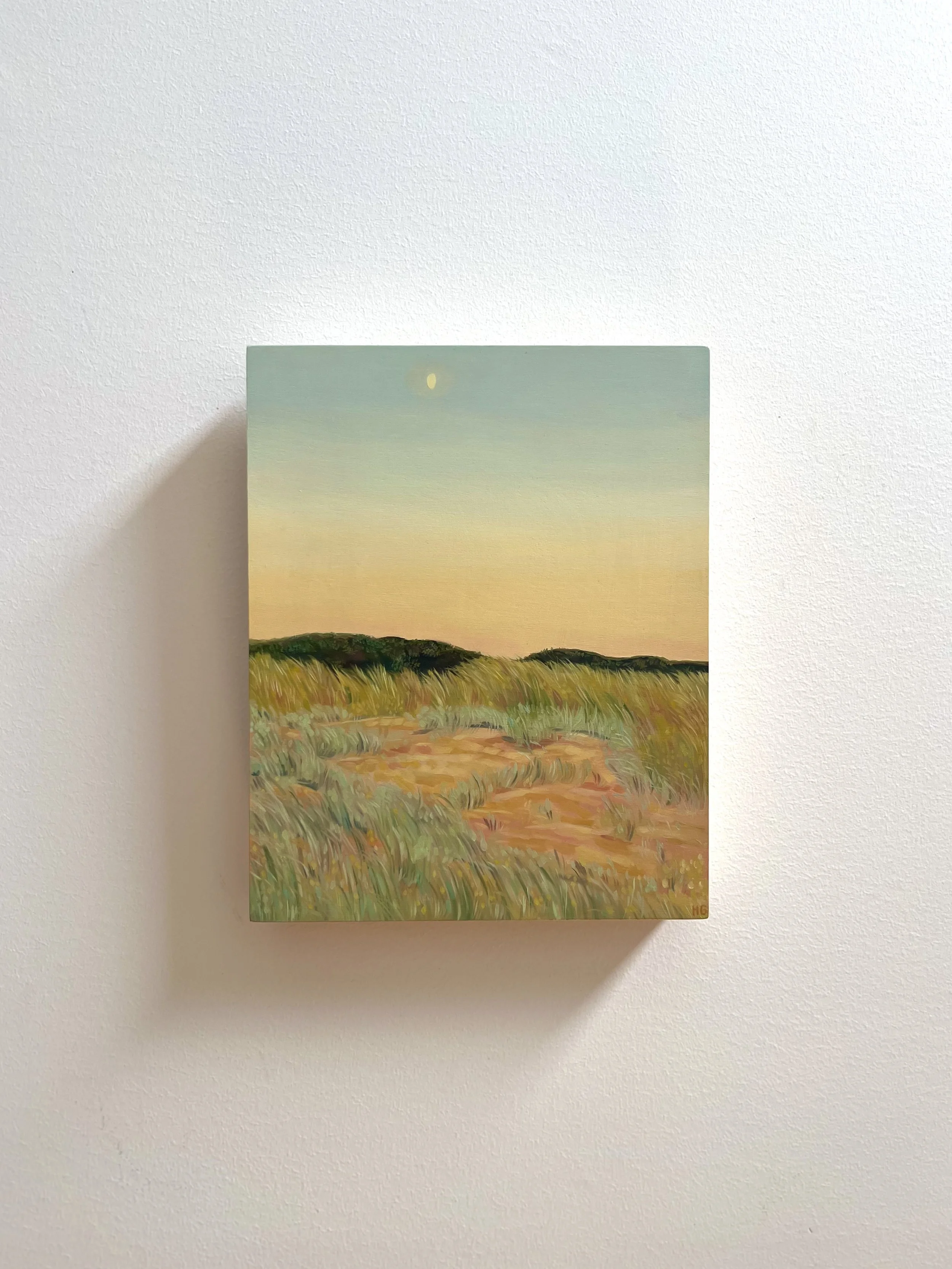 Moonrise over the dunes, fishos beach