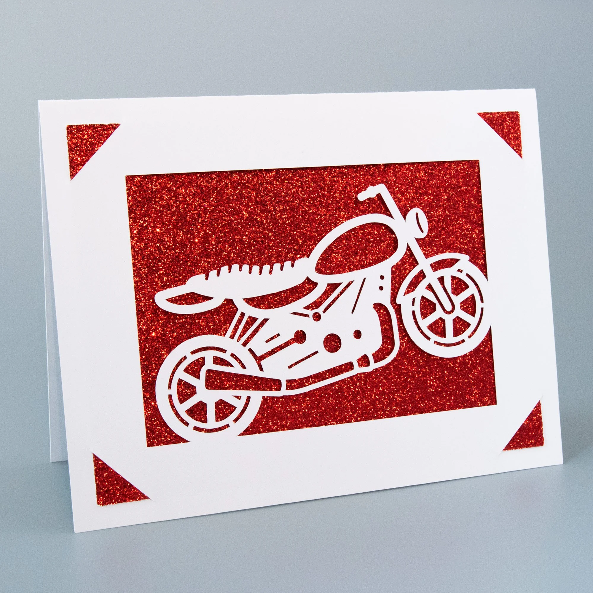 Greeting Card - Motorcycle Design