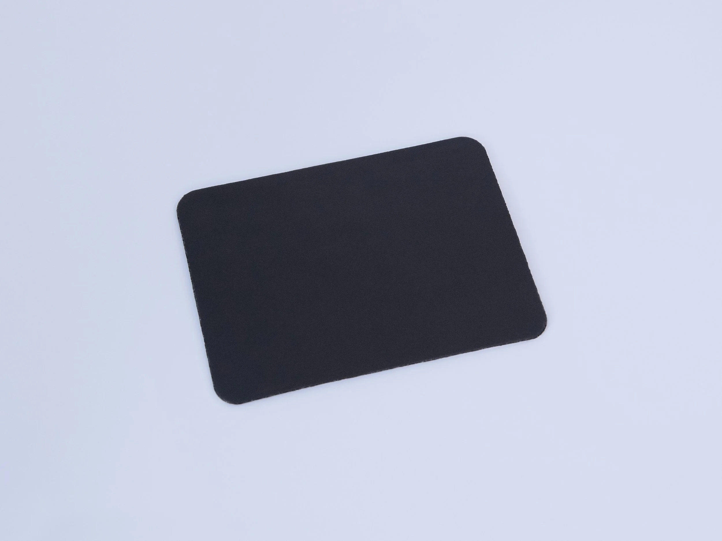 Bottom view of a soft magnet. The surface is black