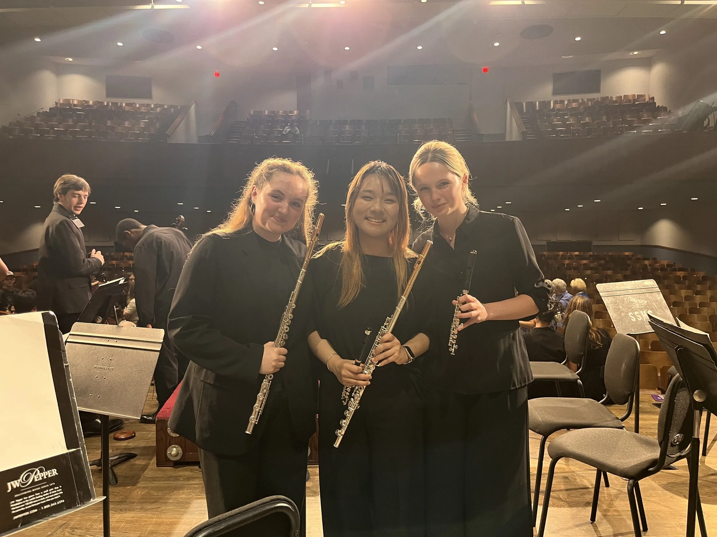 Flute section of Bela Bartok's Concerto for Orchestra at Sewanee Summer Music Festival, 2025