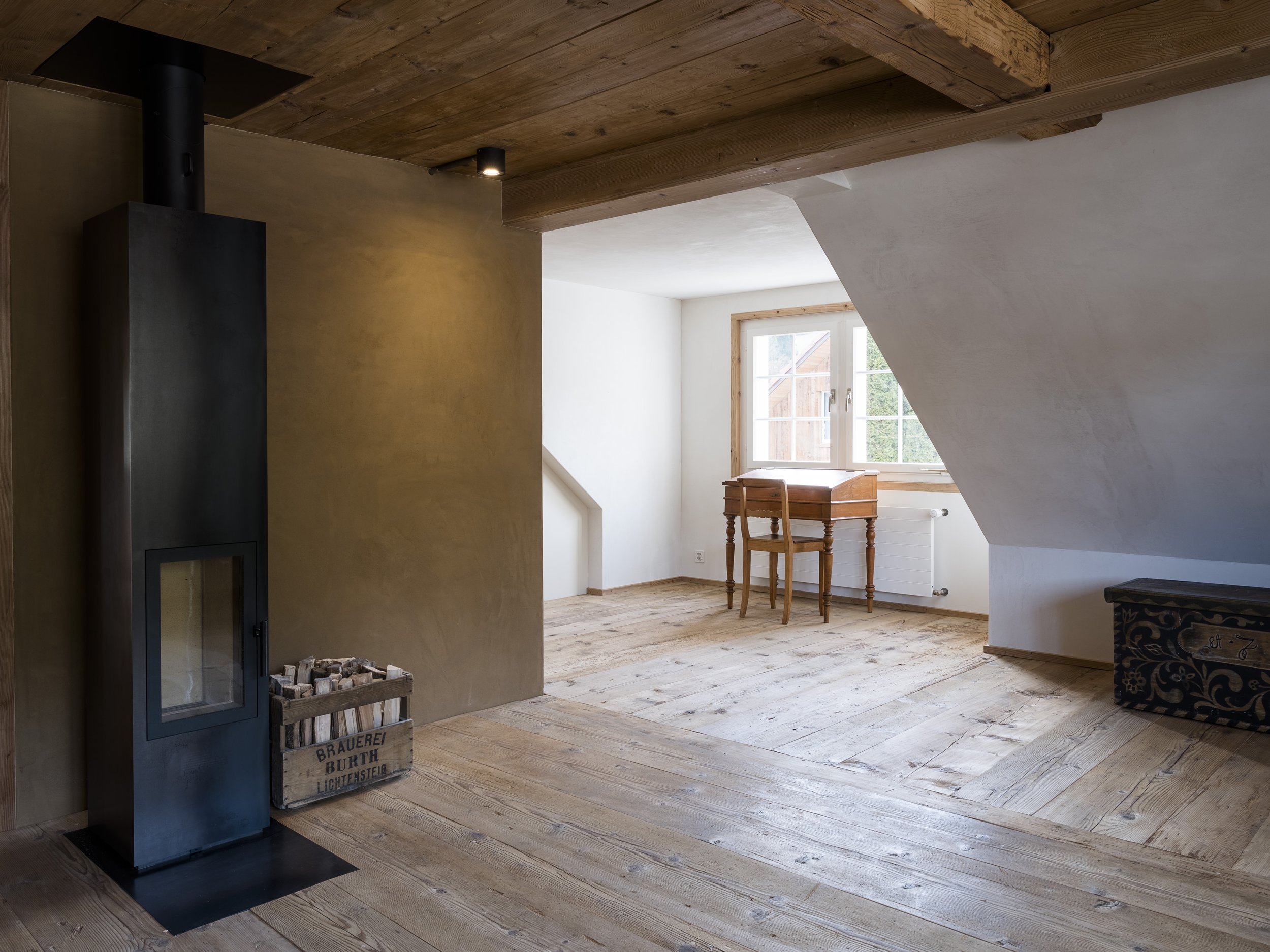 Umbau in Brunnadern. Philipp Hostettler, Architekt. 2018.