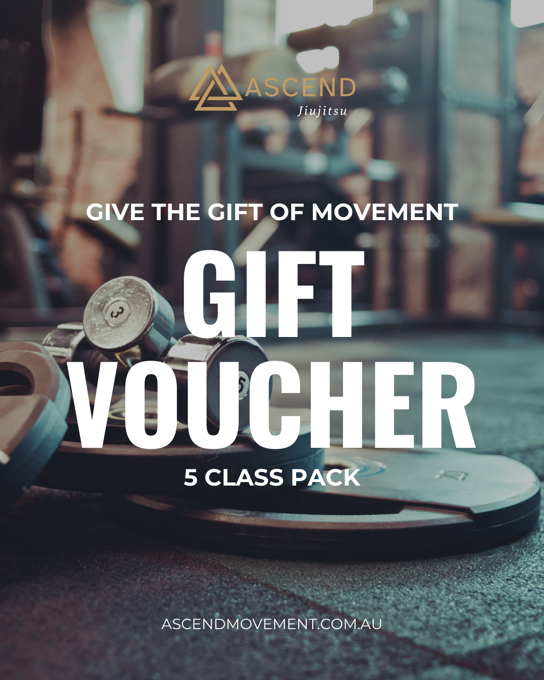5 Class Pack Gift Voucher