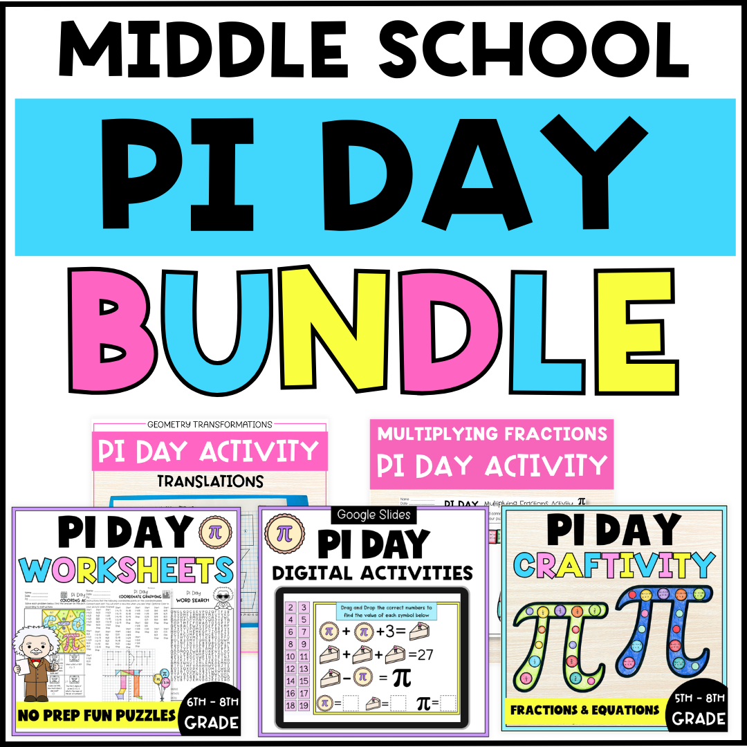 Pi Day Activities for Middle School Math (That Students Actually Love!)