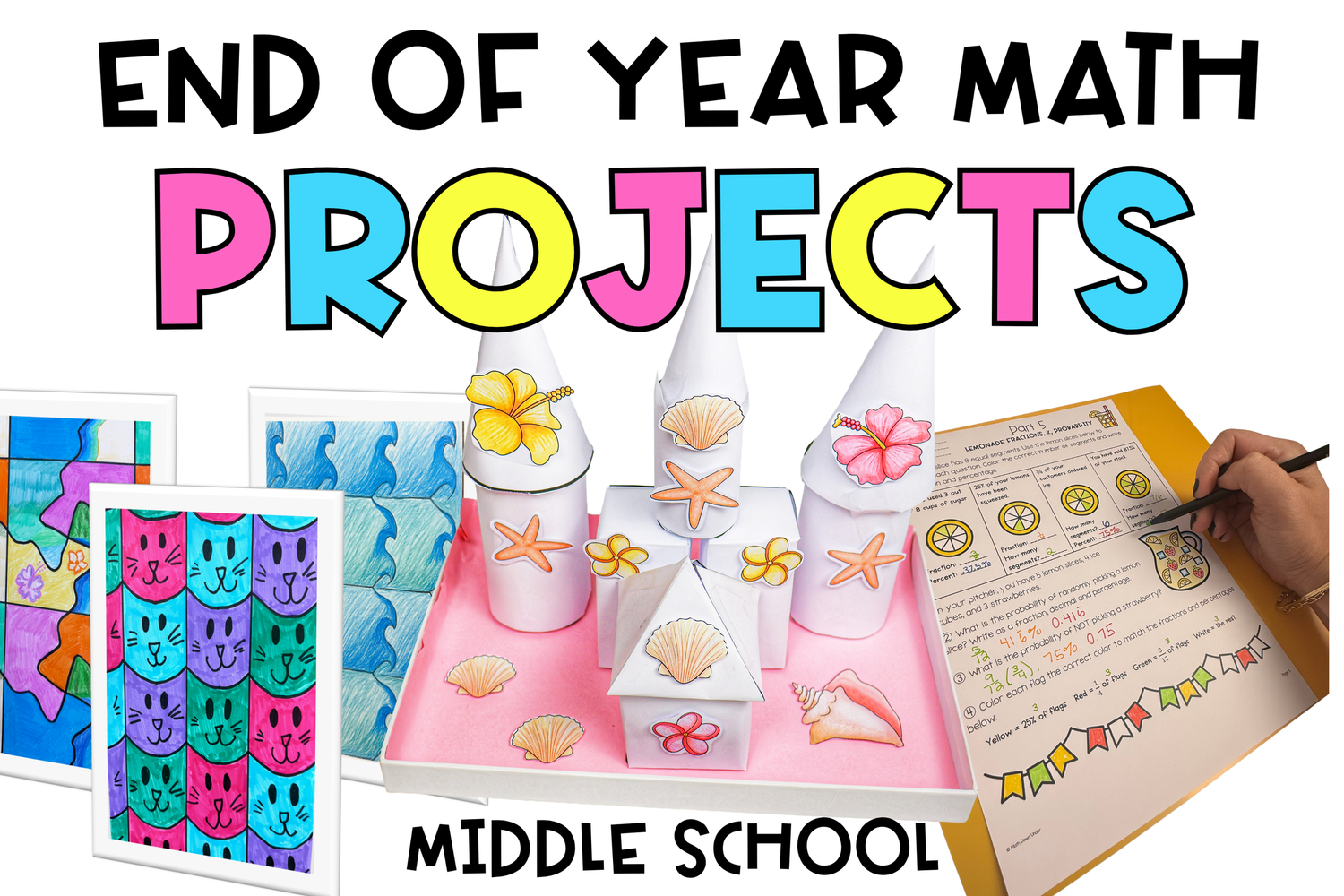10 FUN End of Year Math Projects for Middle School That Still Count as ...