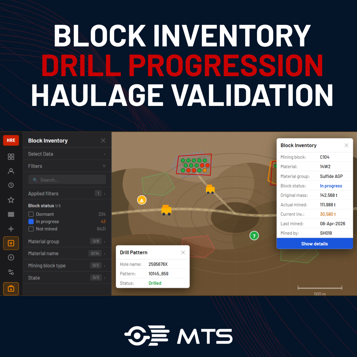 HRE Mine Engineering: Block Inventory &amp; Drill Progress