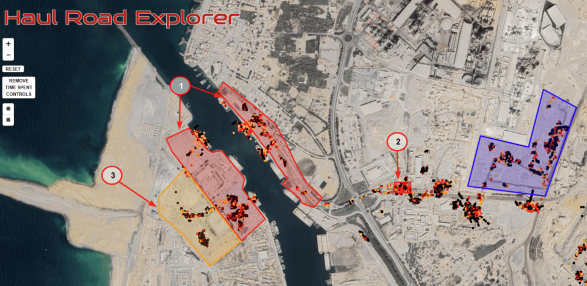 HREa Interface: Showcases Heatmap