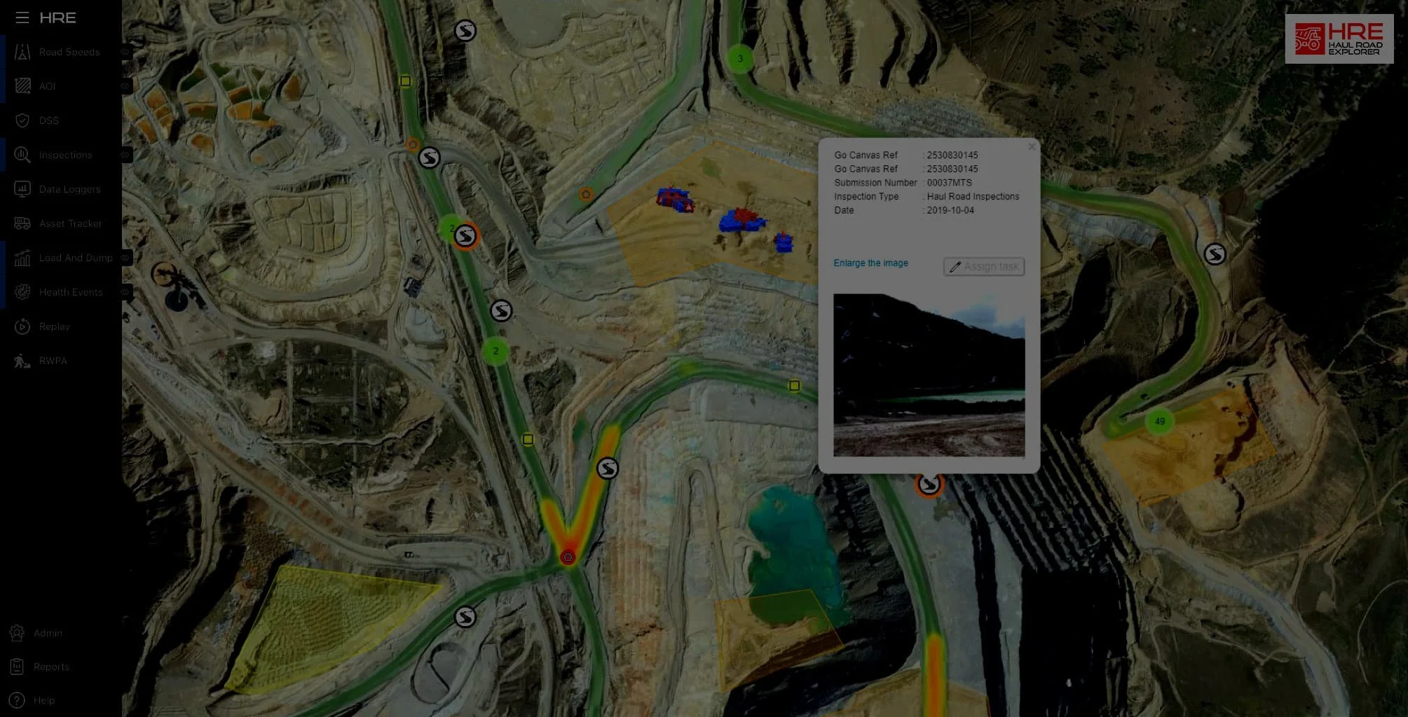 identify road bottleneck with hre