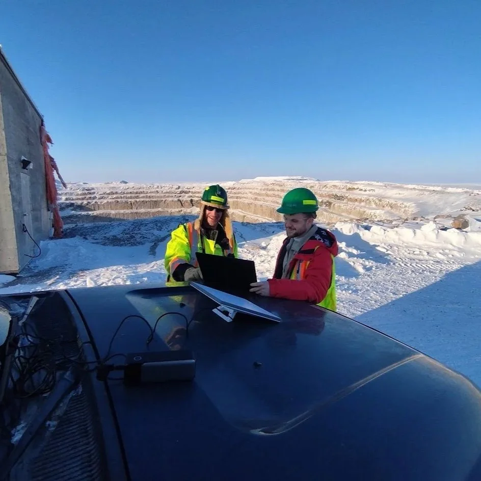MTS mining expert Jonny Witter on-site in Canada