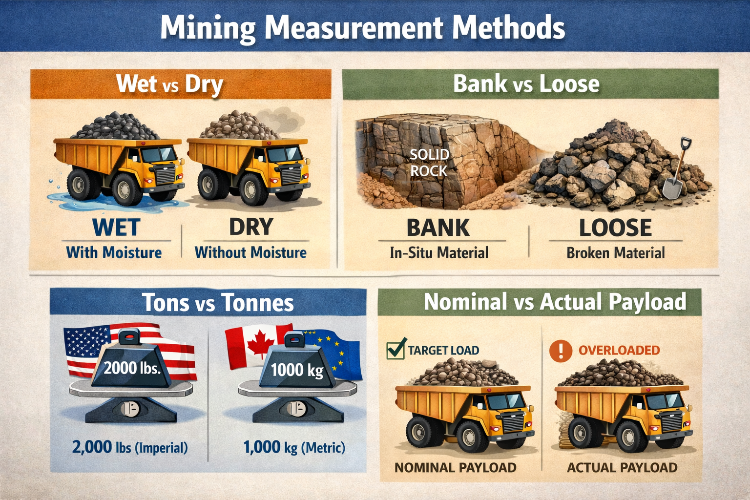 Mining measurement methods