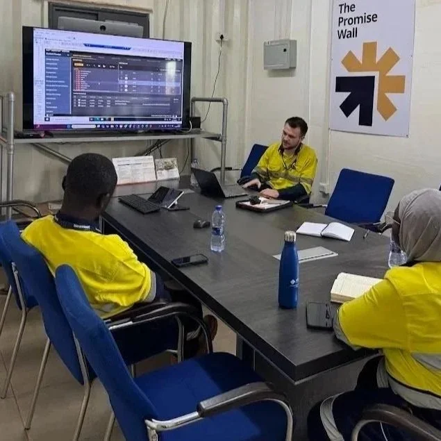 Jonny Witter providing on-site training