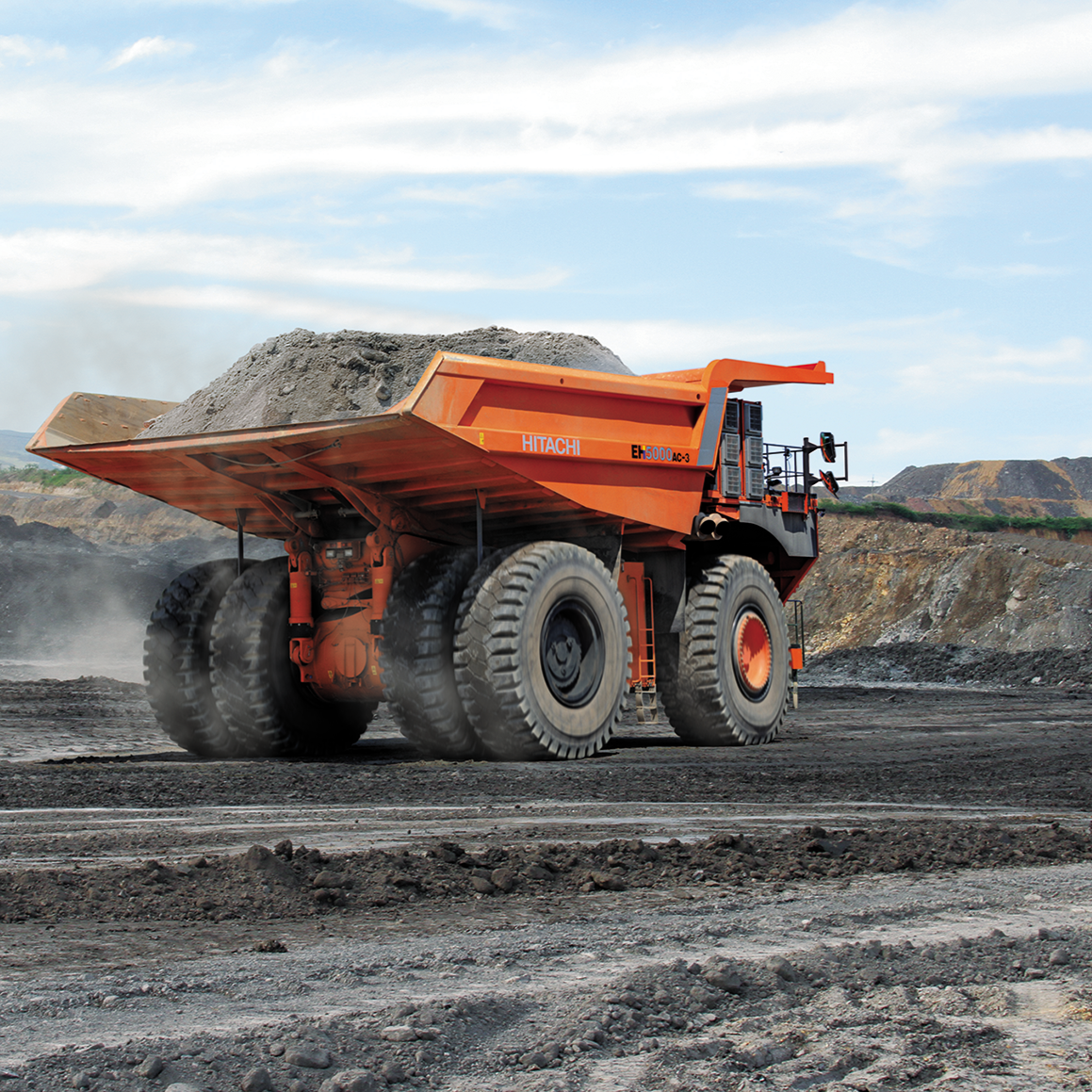 Haul truck on mine site