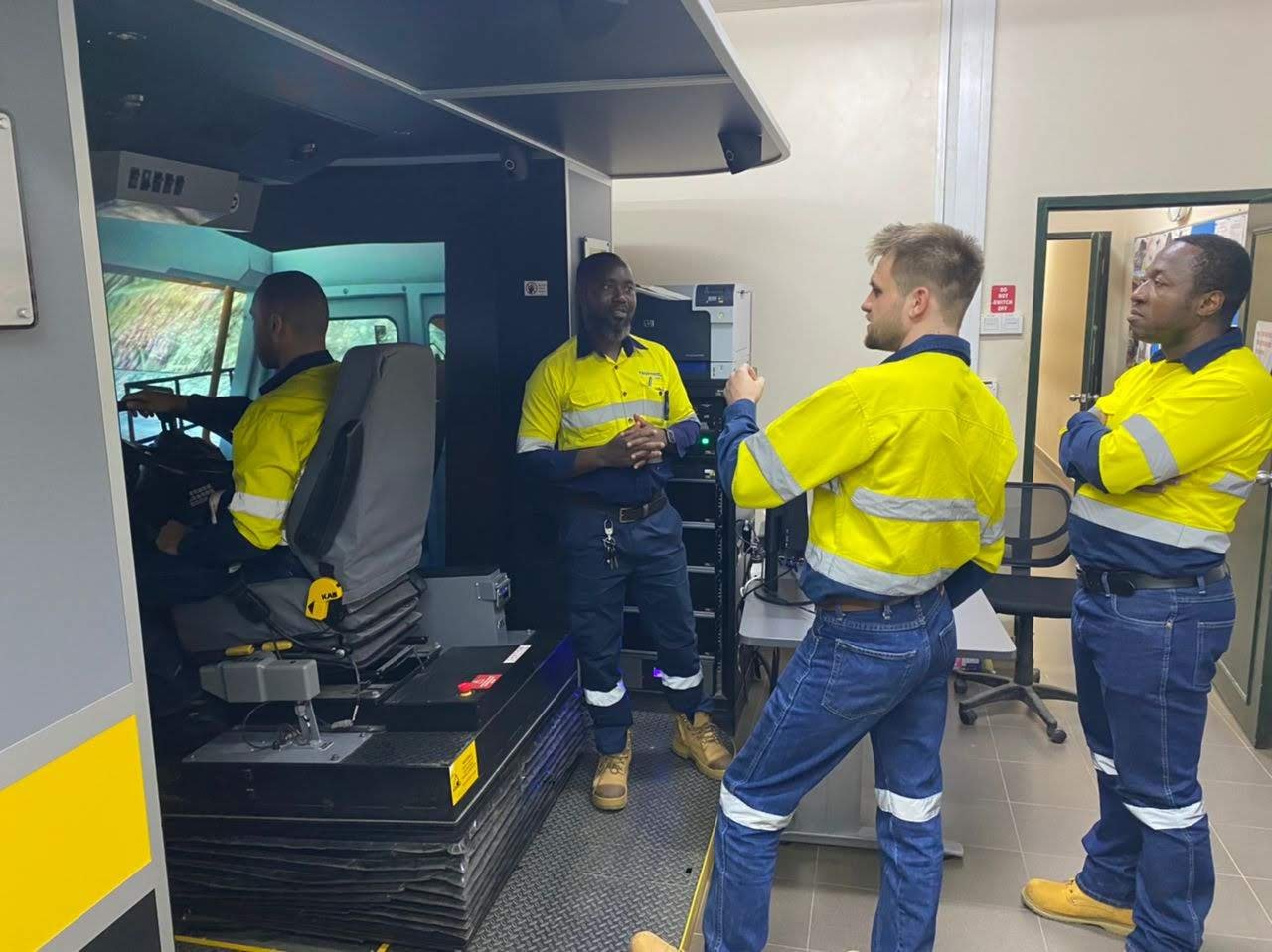 MTS experts Jean Marc and Jonny providing training on payload