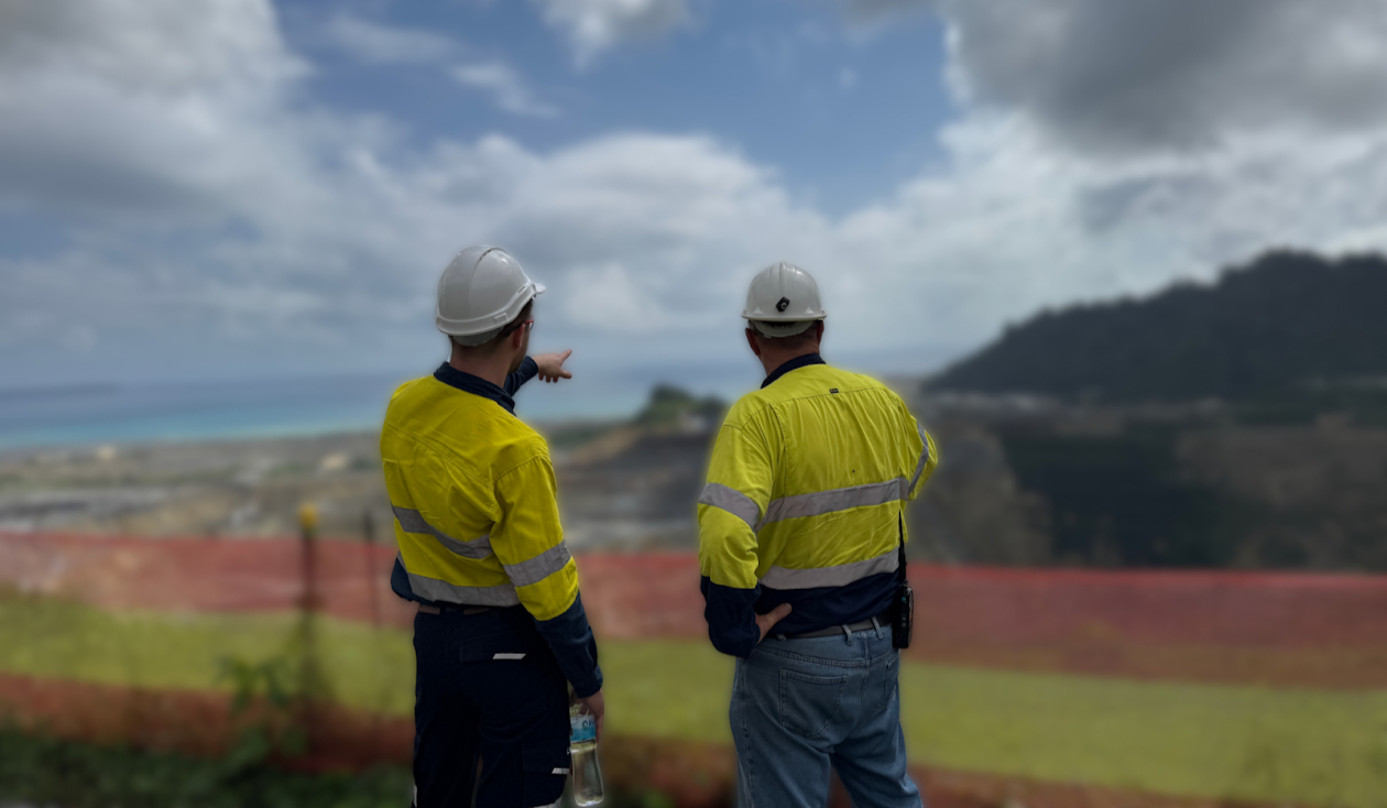 MTS expert Jonny Witter on site in Papua New Guinea