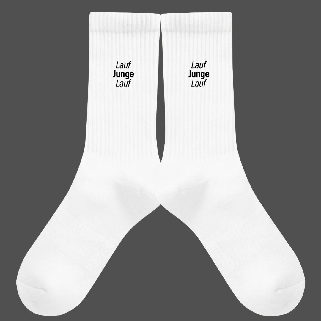 "Lauf Junge Lauf" Socken