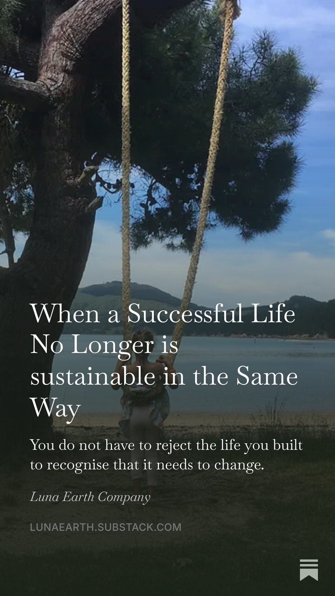 When a Successful Life No Longer Feels Sustainable