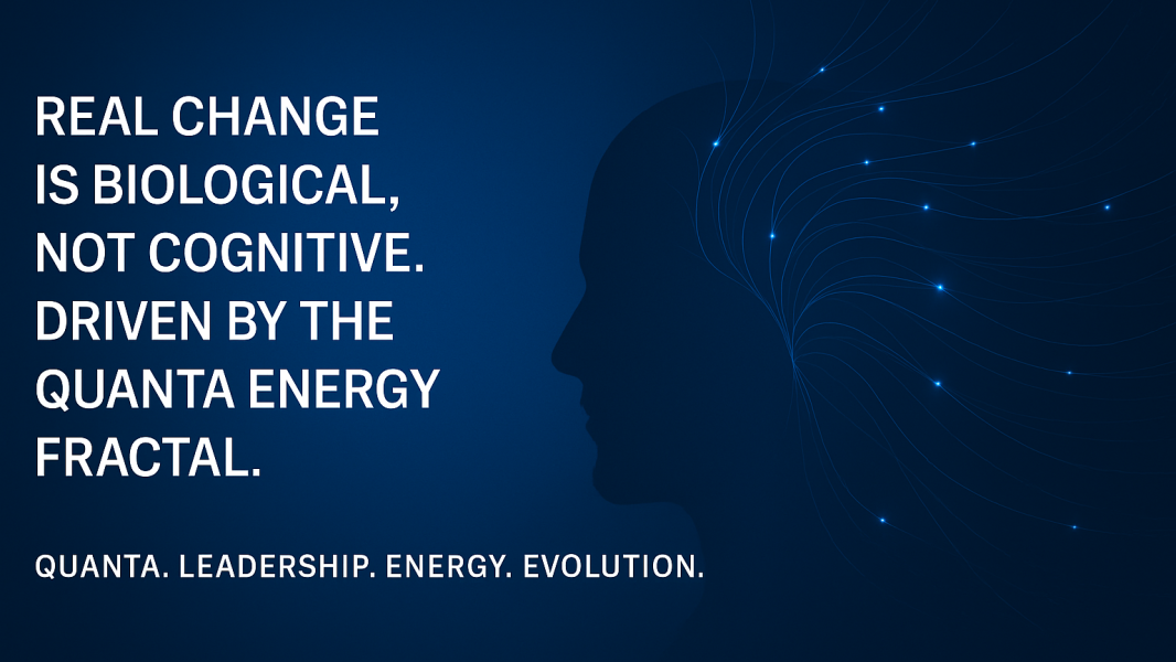 From Cognition to Biology: Why Leadership Development Has Failed — and How the Energy Fractal Method Delivers Real Change and Profitability