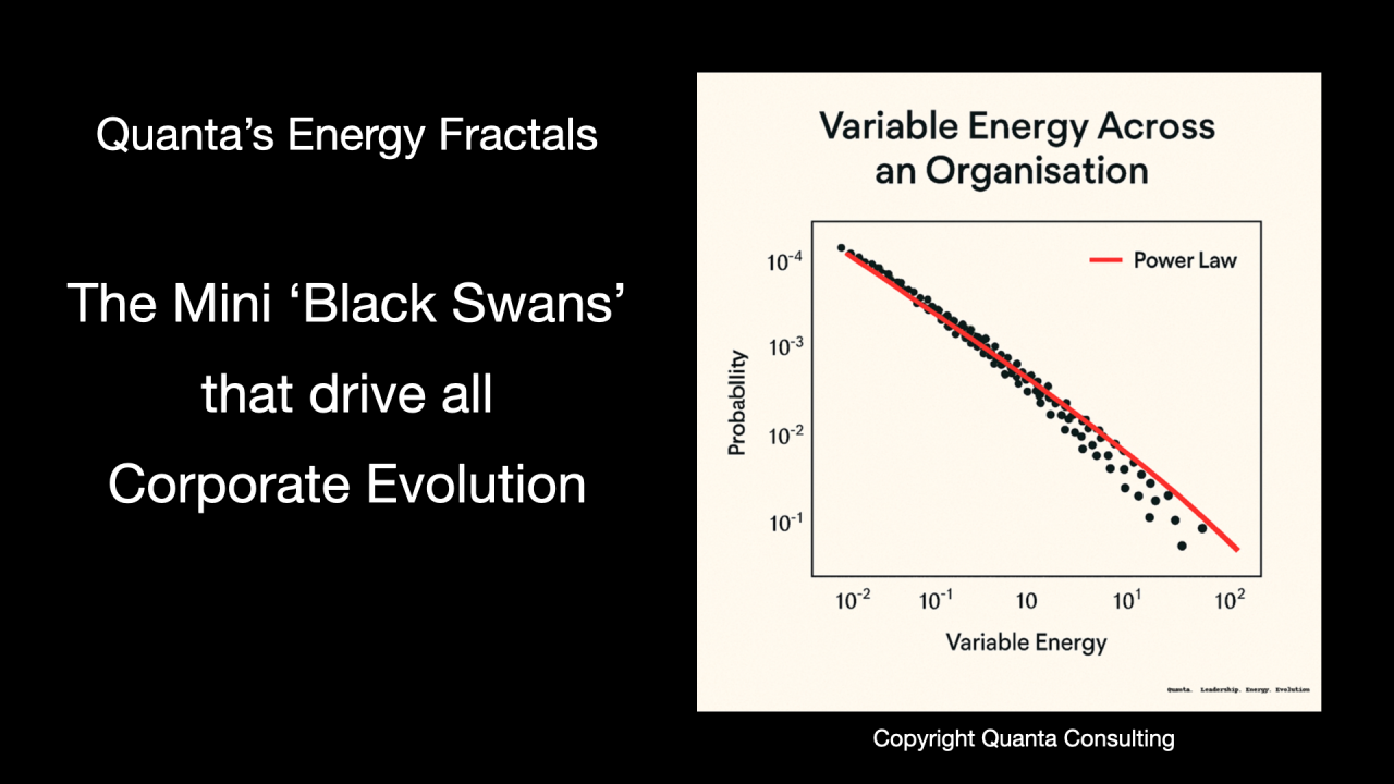 Energy Fractals. The Universal Power of Mini Black Swans, the Genes of Corporate Evolution