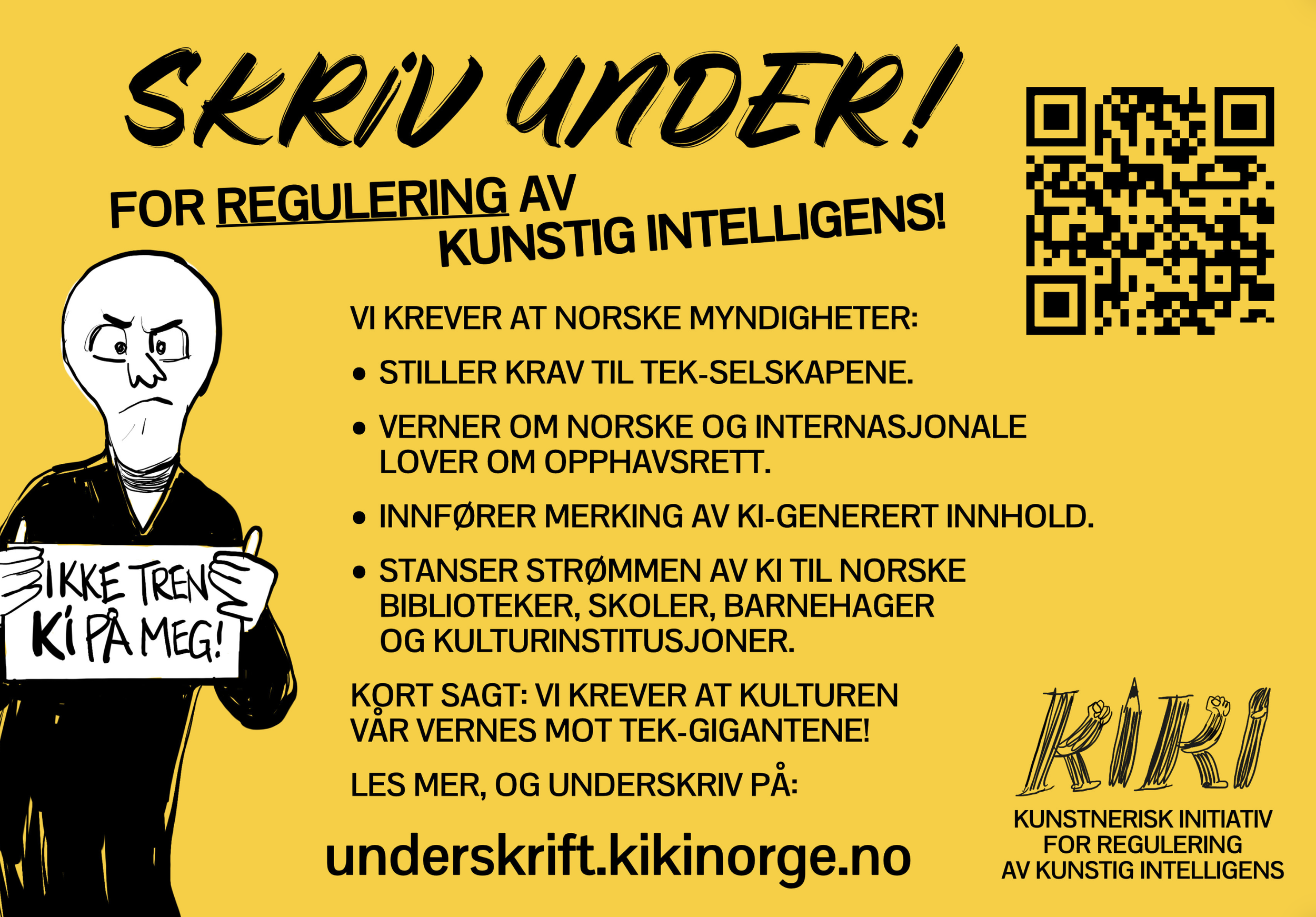 Skriv under! Stans KI-tyveriet!