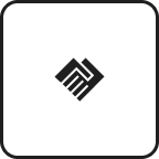 Schwarzes Icon mit einem stilisierten Händedruck