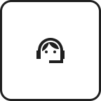 Ein schwarzes Symbol mit einem stilisierten Gesicht und einer Bubble, das auf einem dunklen Hintergrund angezeigt wird.