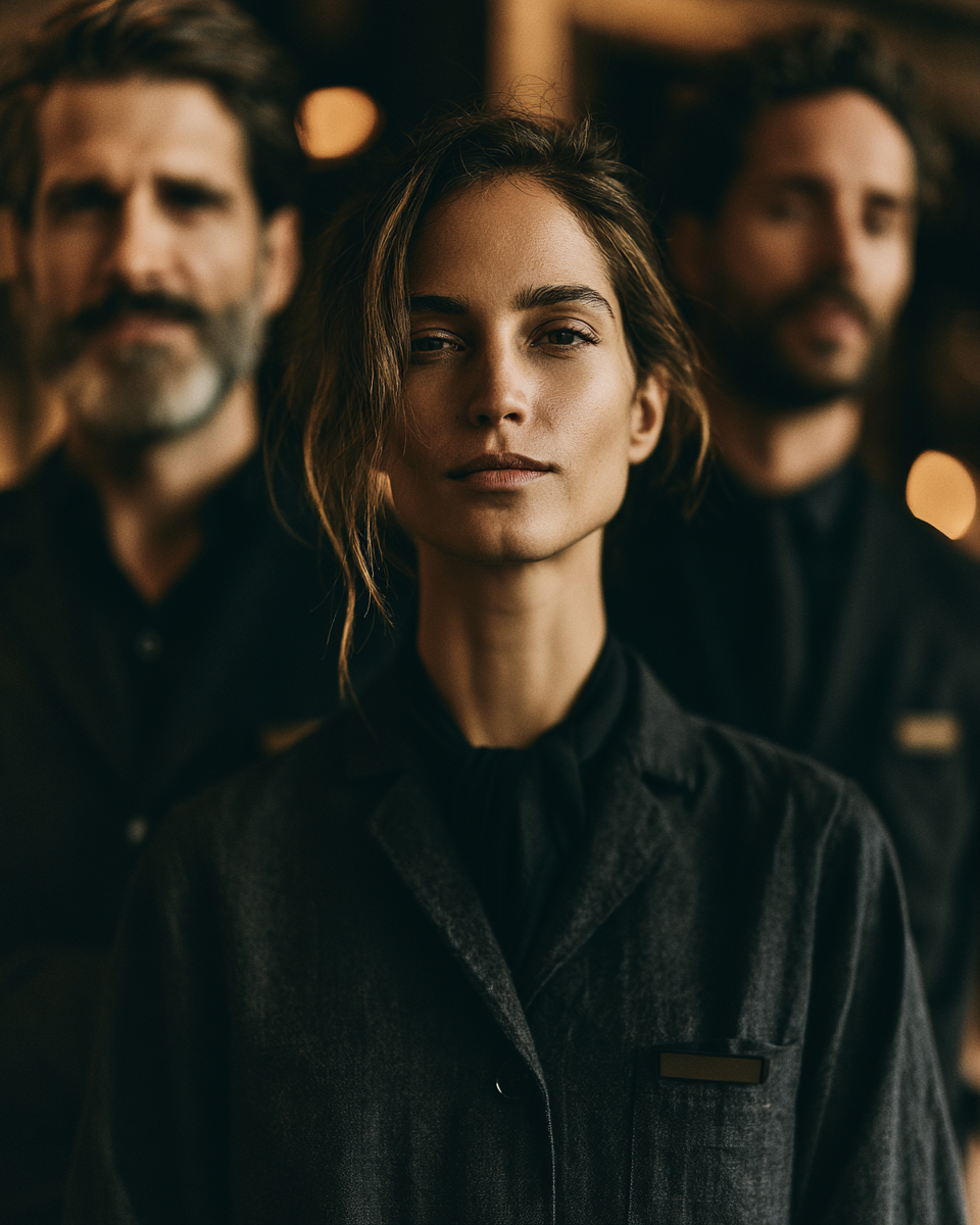 Hotelpersonal in hochwertiger Servicekleidung als Beispiel für individuelle Hospitality Bekleidung und professionellen Markenauftritt im Hotel.
