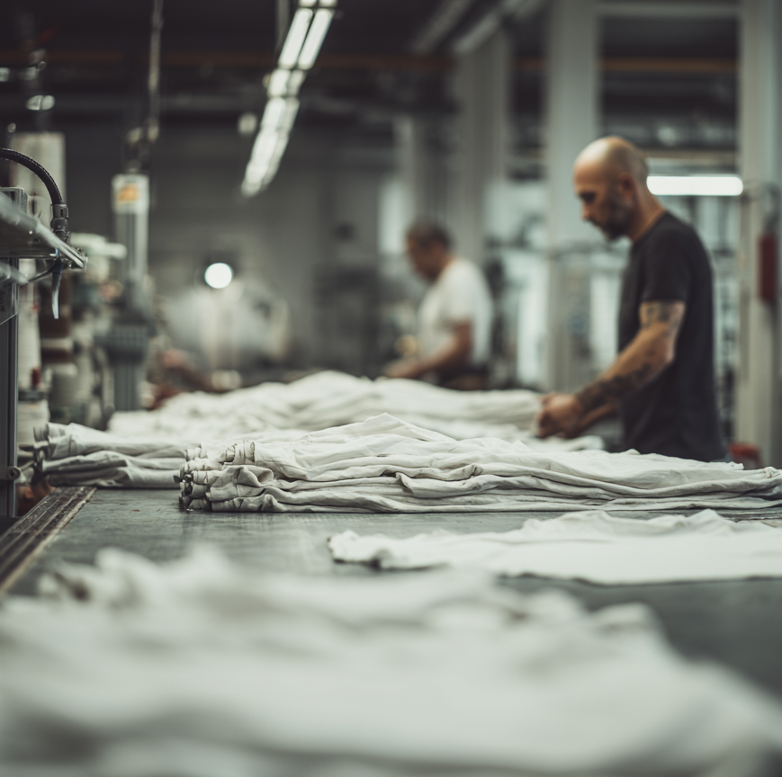 Textile production and cutting process – delivering structured implementation with quality control